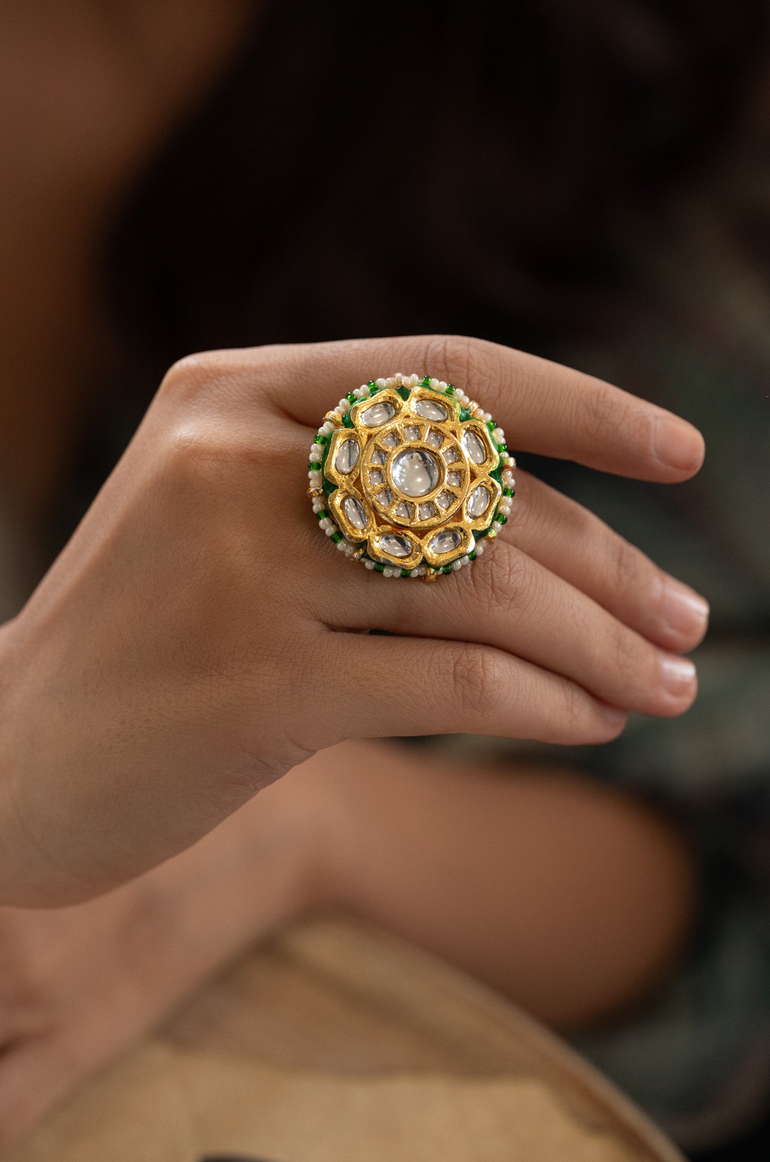 Zehreen Kundan Ring