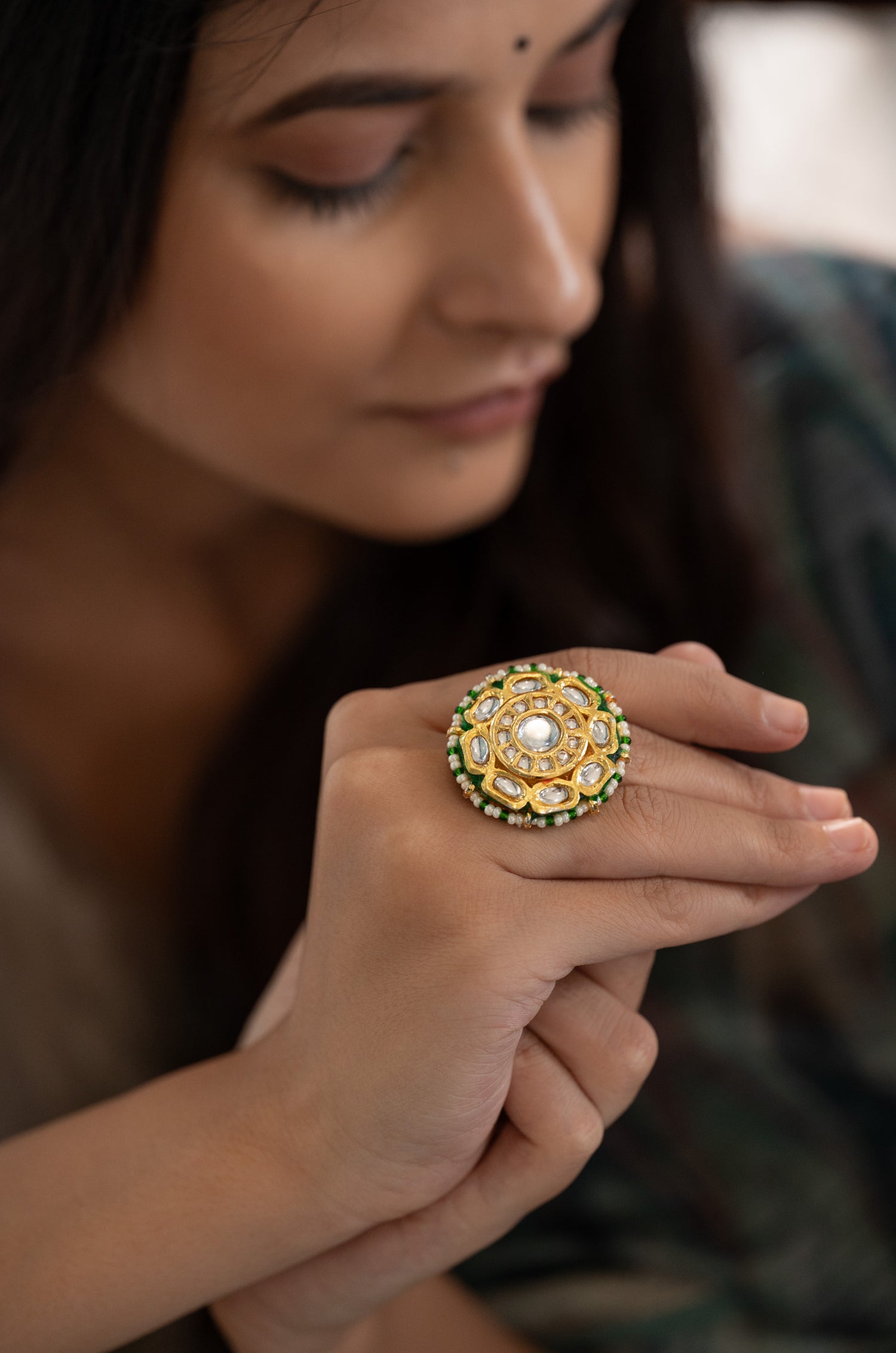 Zehreen Kundan Ring