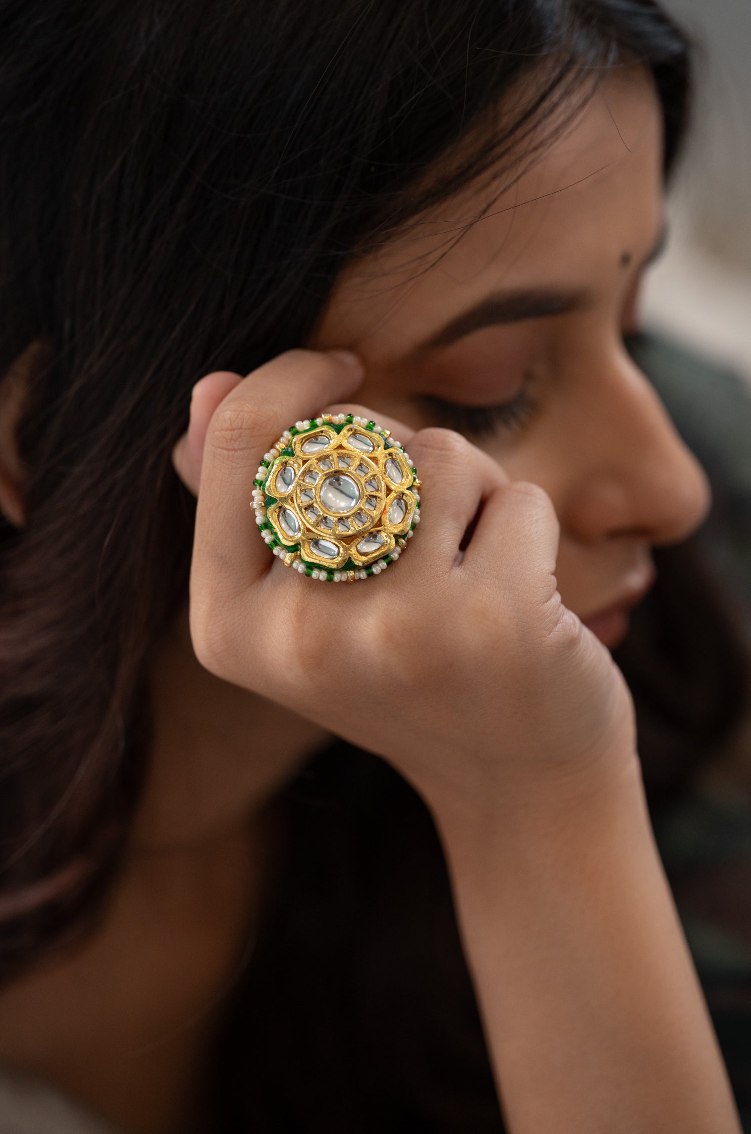 Zehreen Kundan Ring