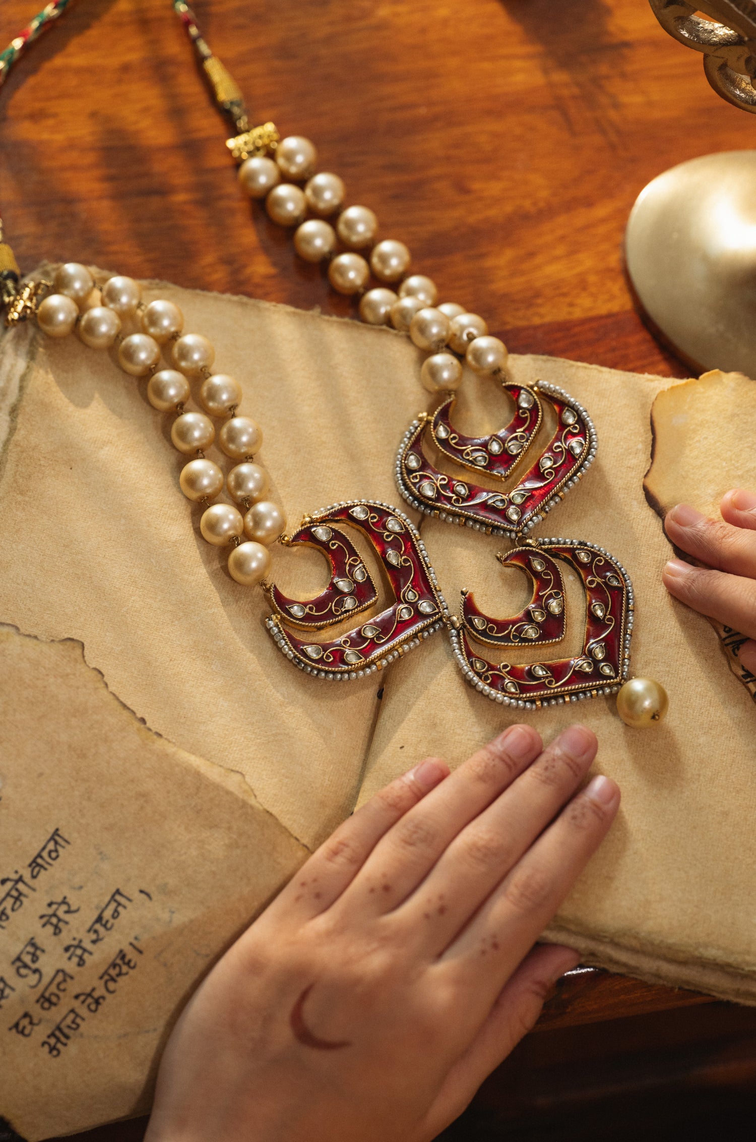 Qayamat Red Necklace