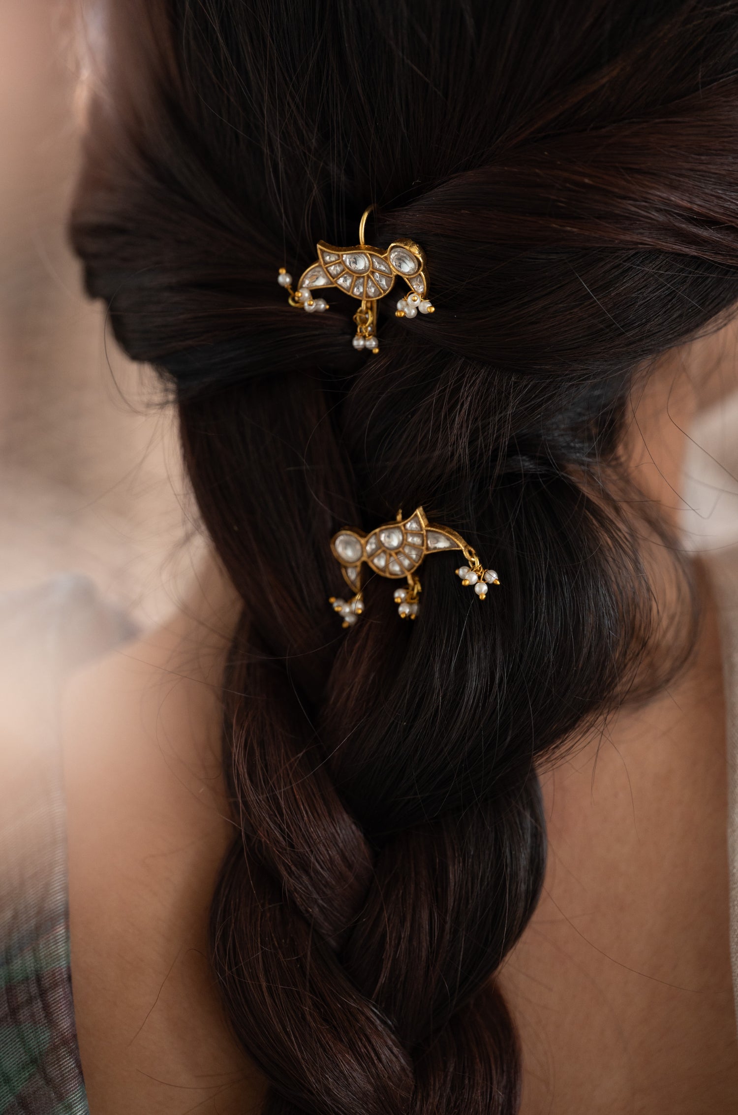 Rumi Parrot Braid Pins