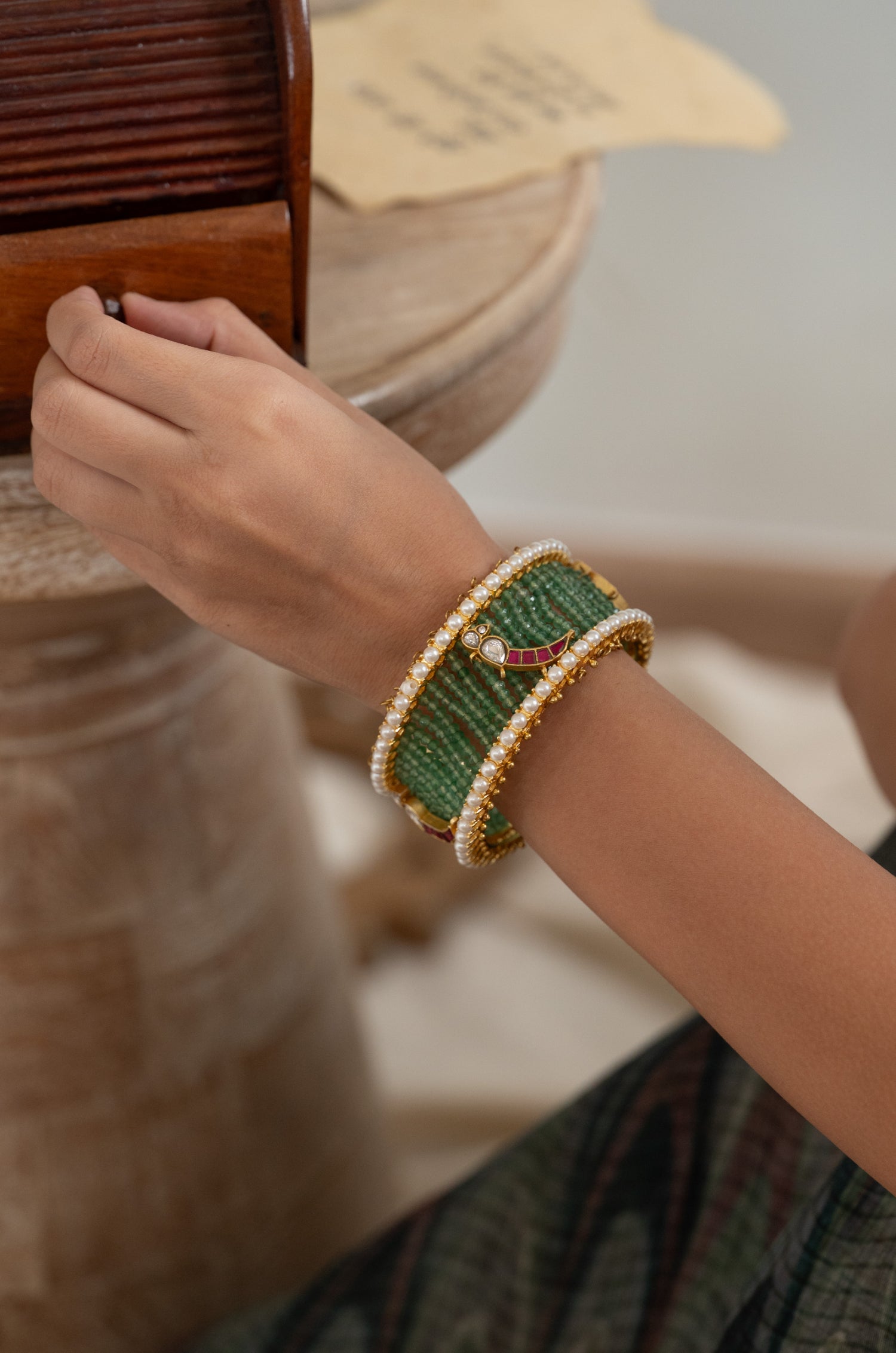 Mayura Green Bracelet
