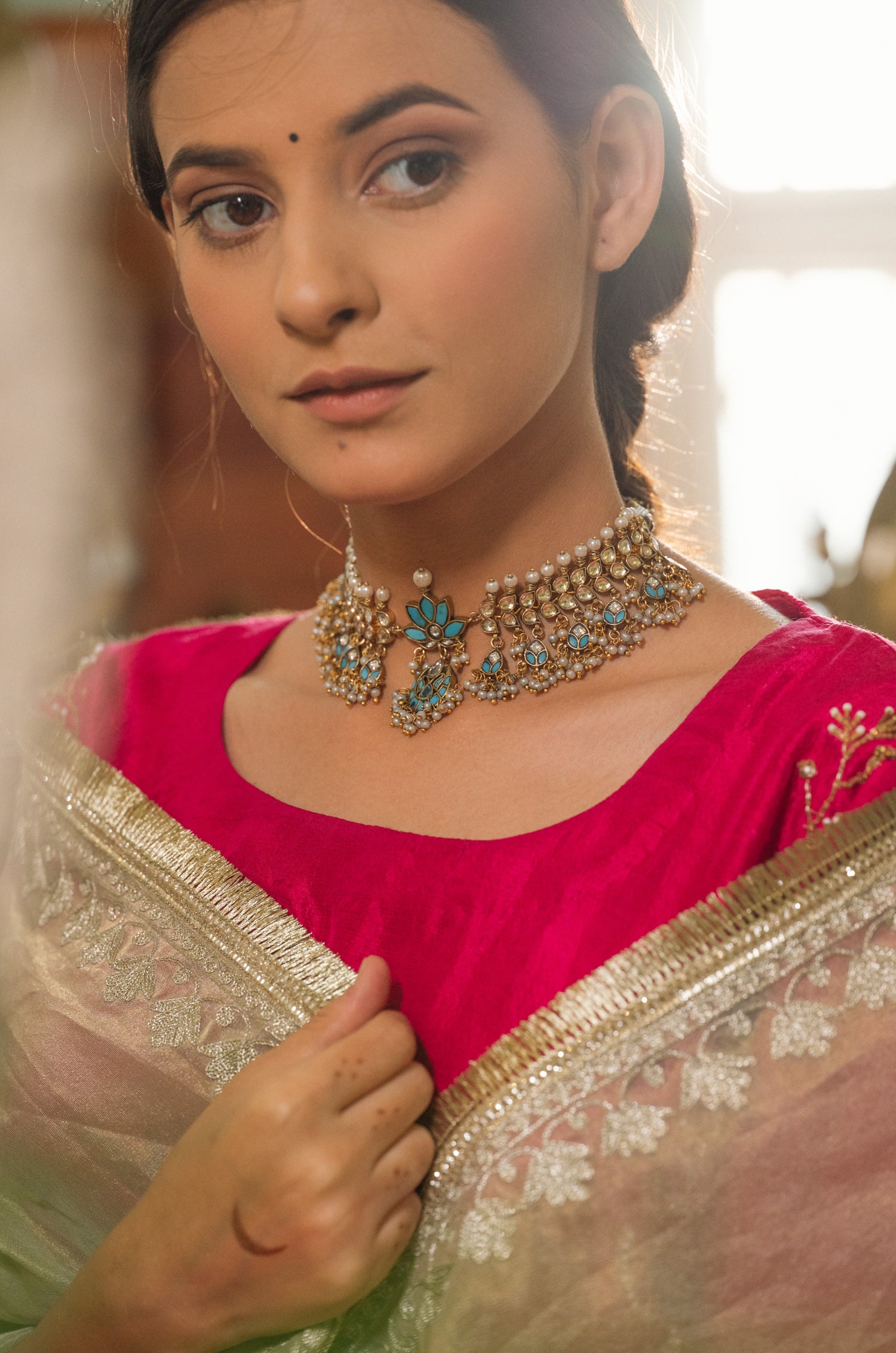 Suniti Kundan Choker Necklace