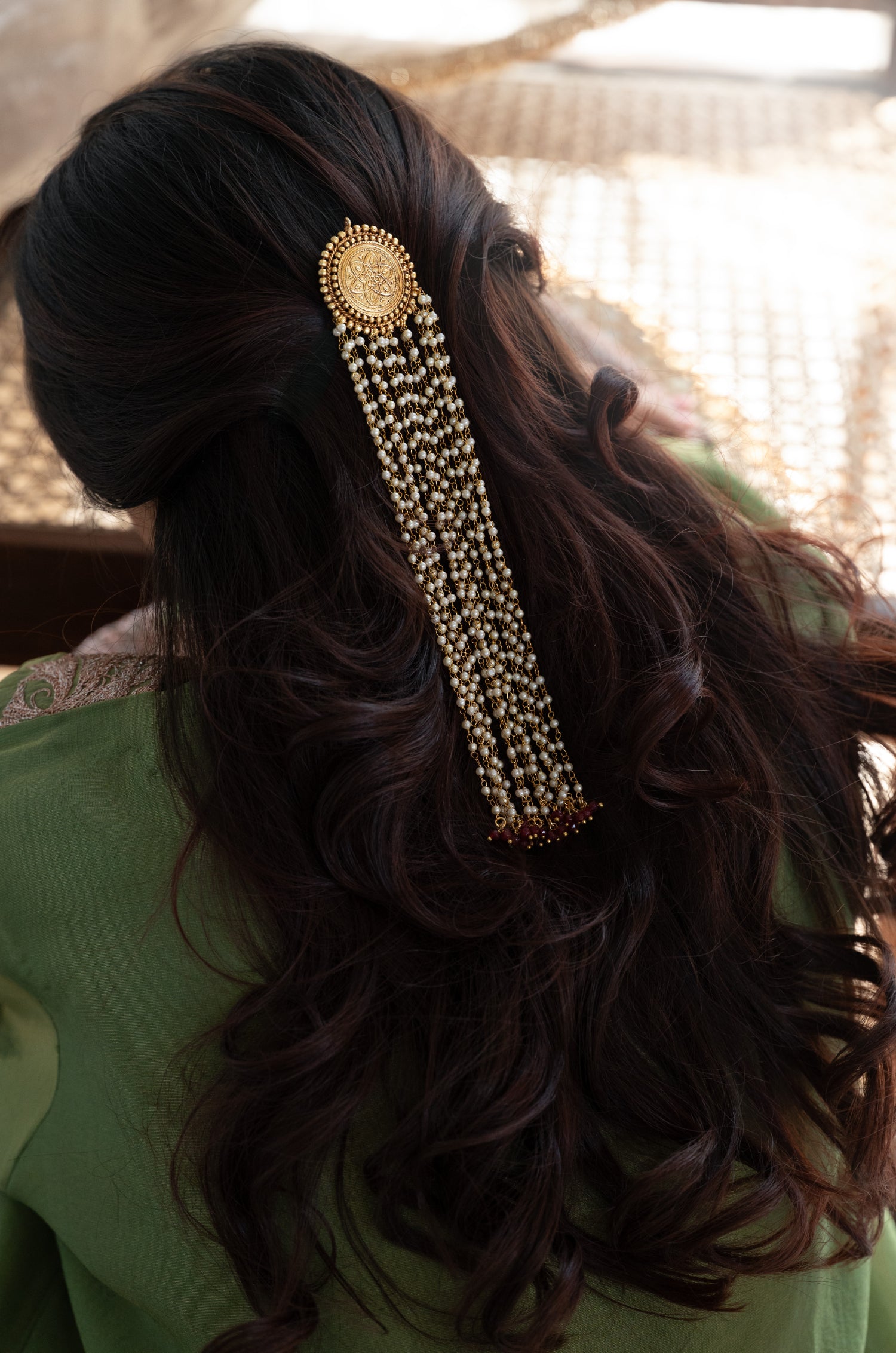 Zahira Temple Braid Pin