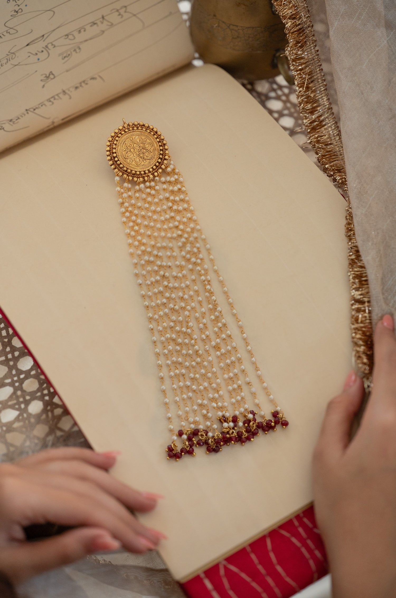 Zahira Temple Braid Pin