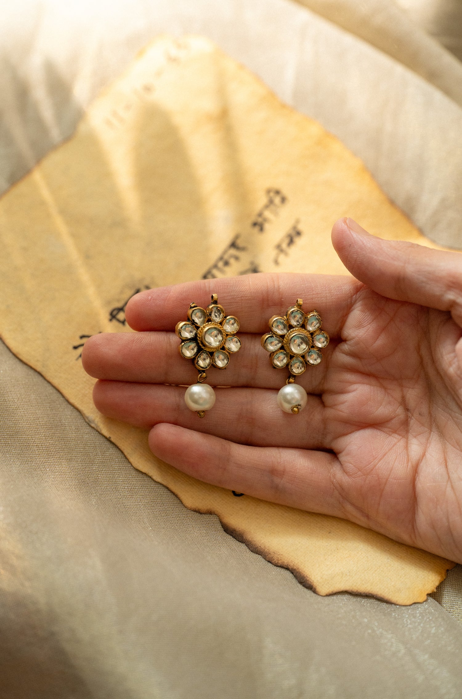 Manika Kundan Earrings