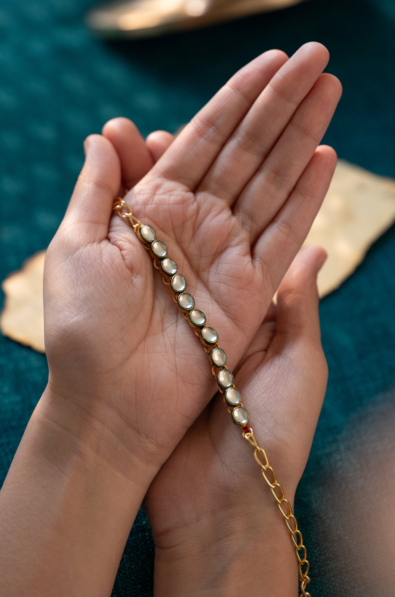 Nayantara Kundan Bracelet