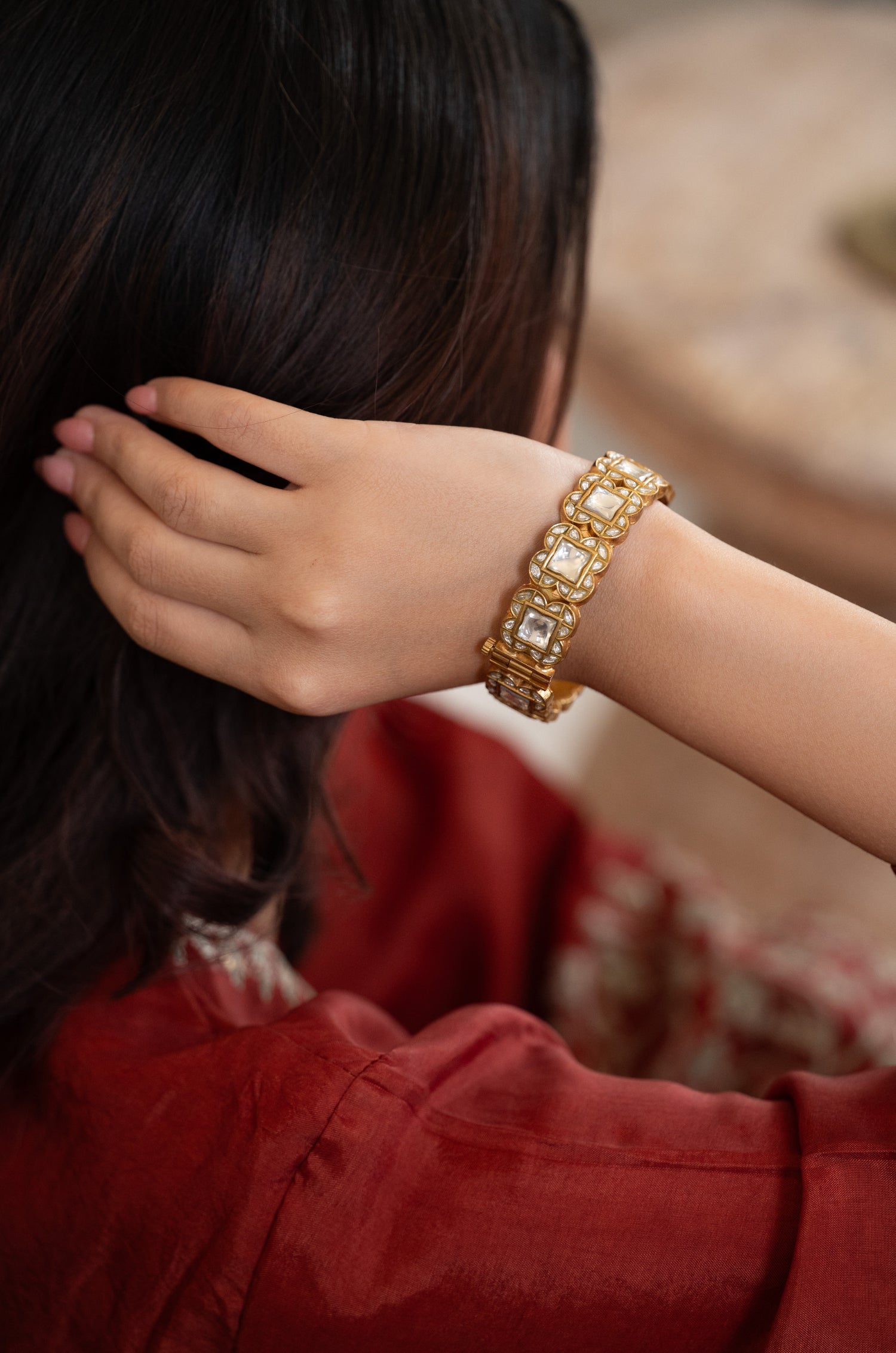 Kiara Kundan Bangle