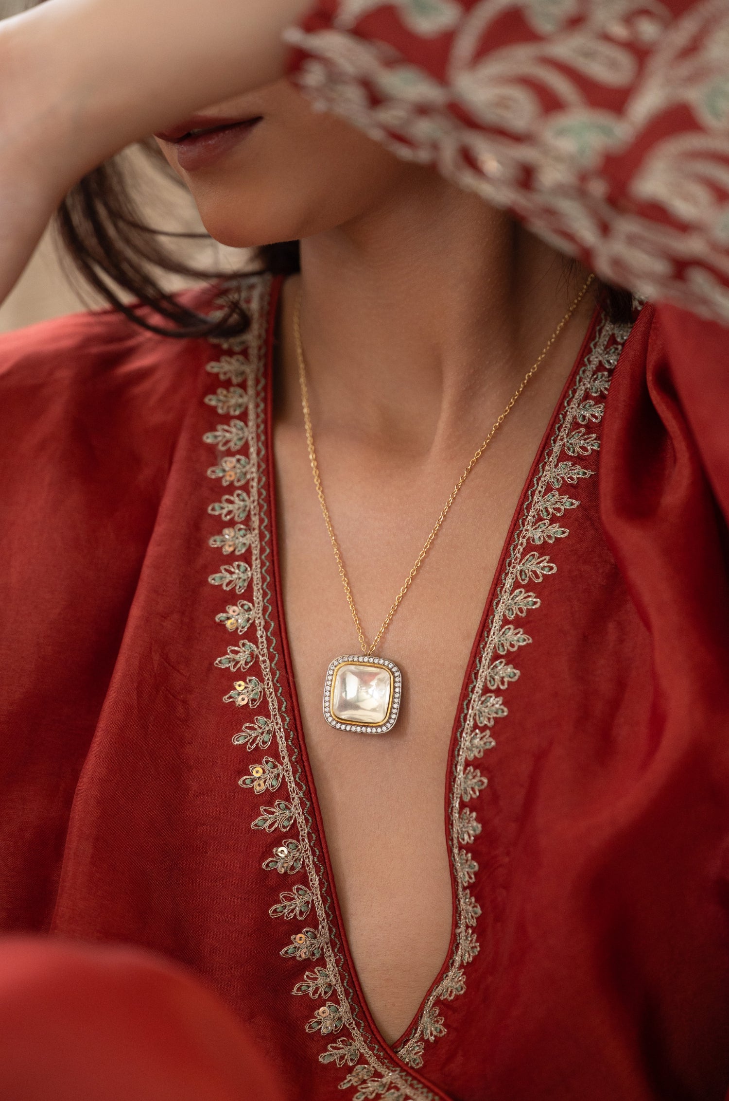 Siyana Polki Pendant