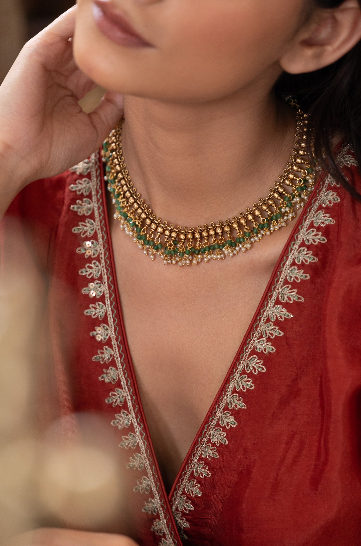 Raila Temple Work Necklace