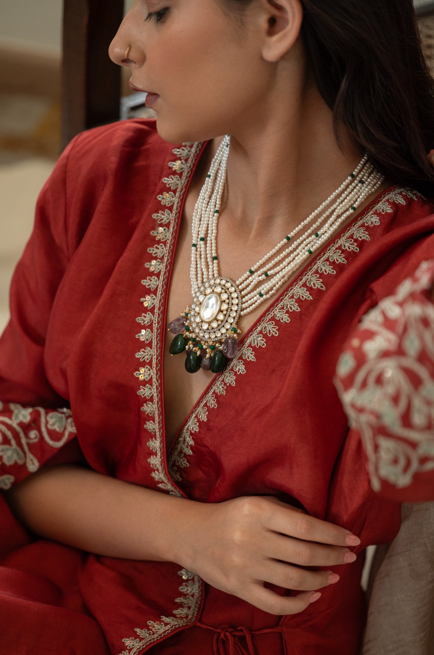 Tarima Polki Necklace
