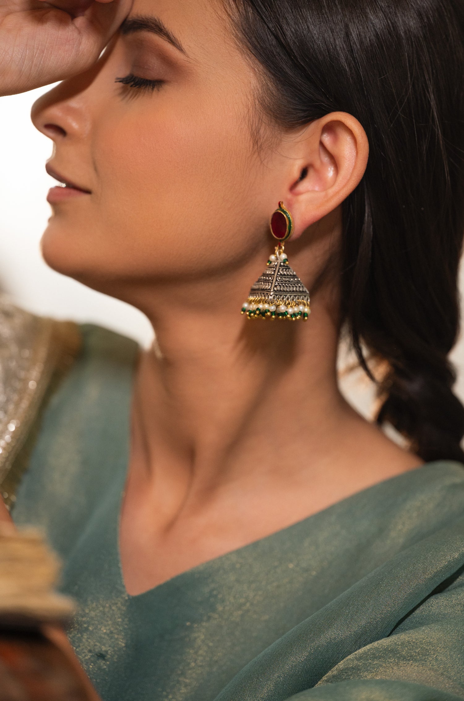 Harinakshi Jhumka Earrings