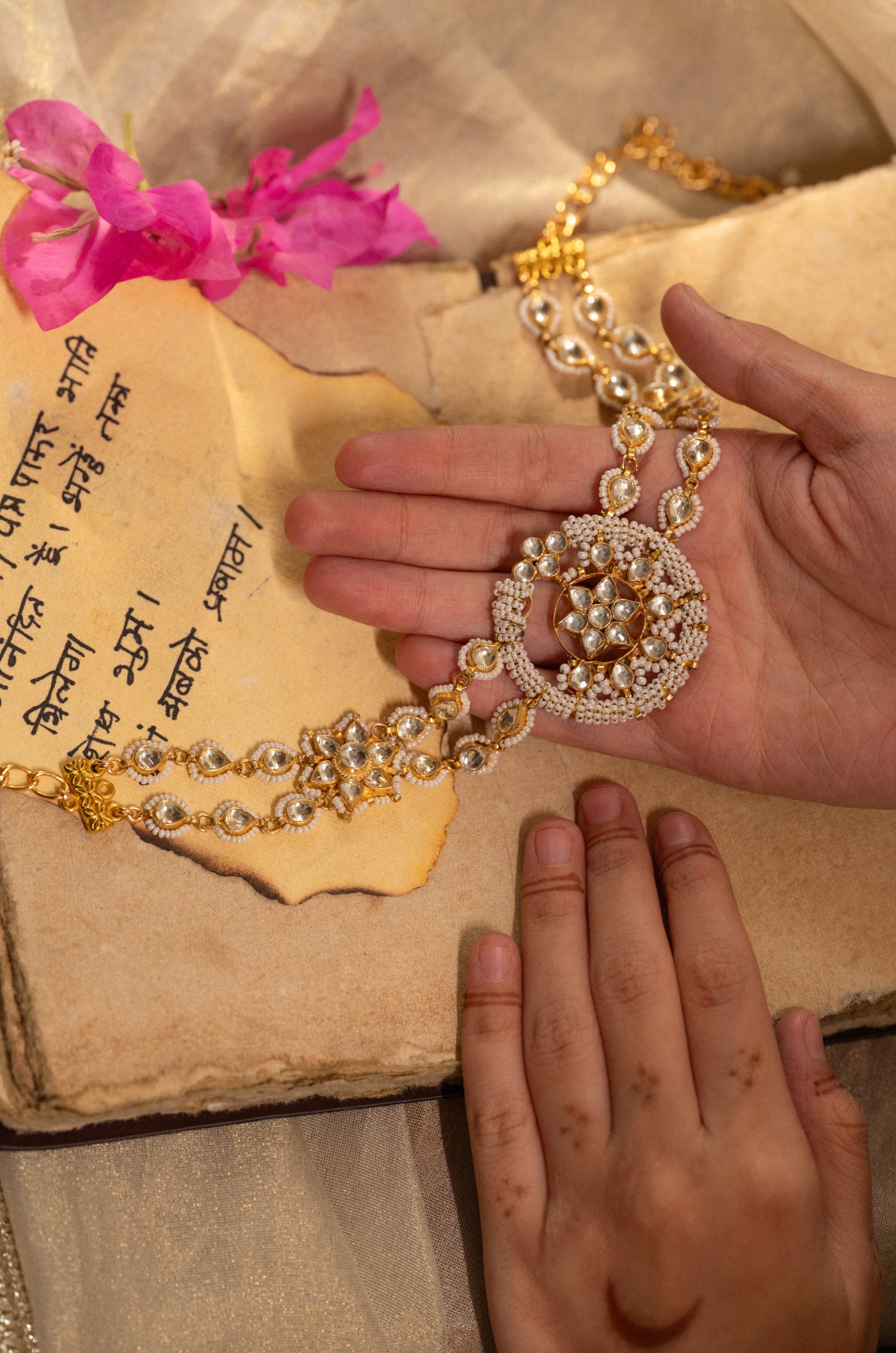 Payal Kundan Choker Necklace