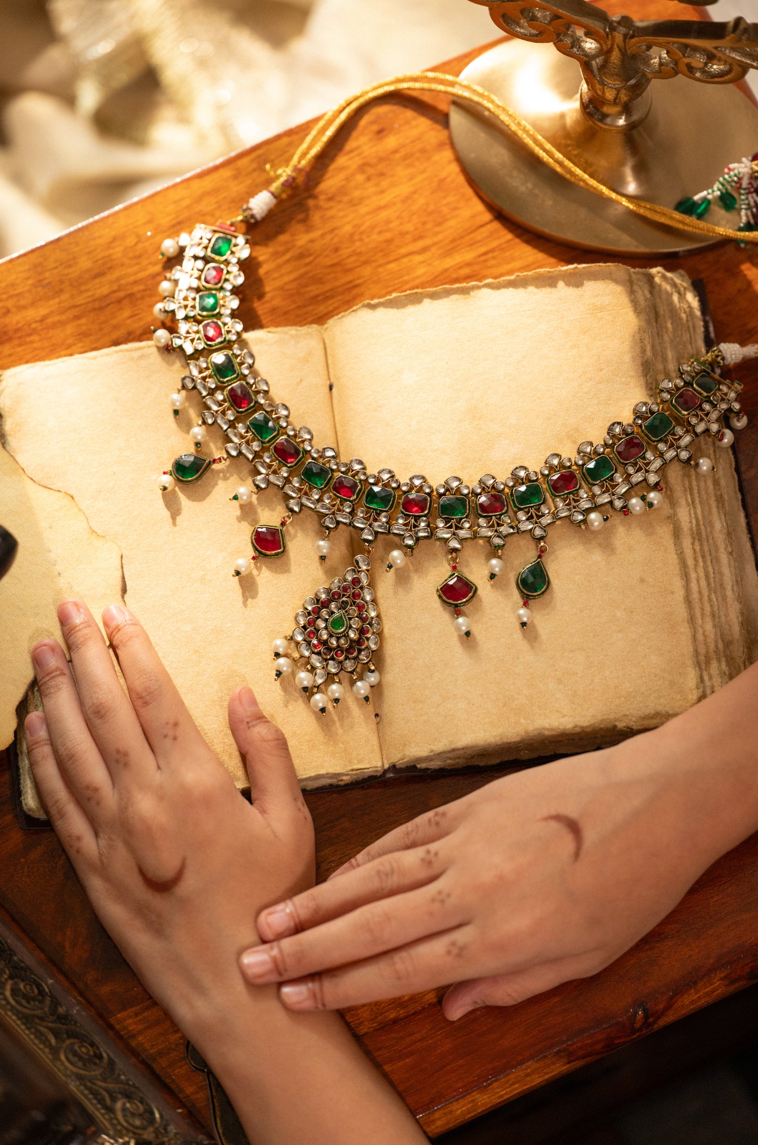 Ubeer Statement Kundan Necklace