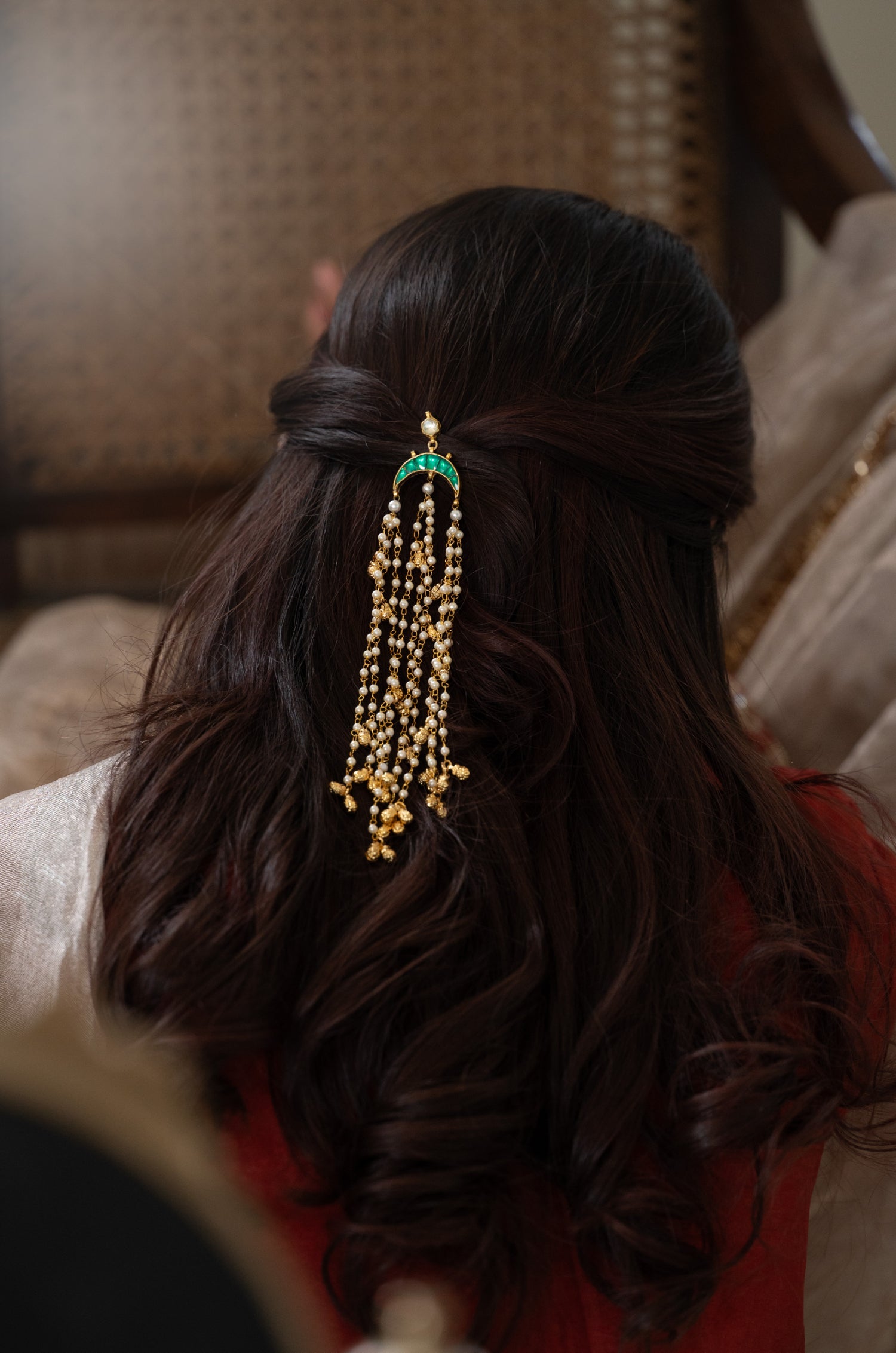 Freya Kundan Braid Pin