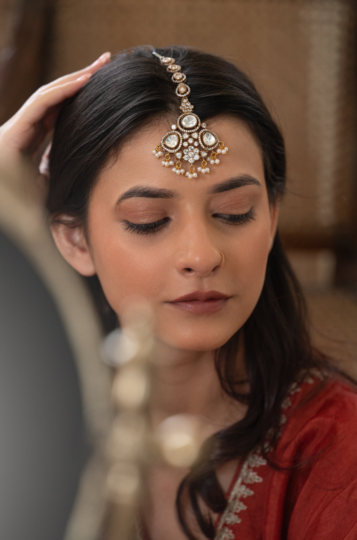 Rohini Polki Maangtikka