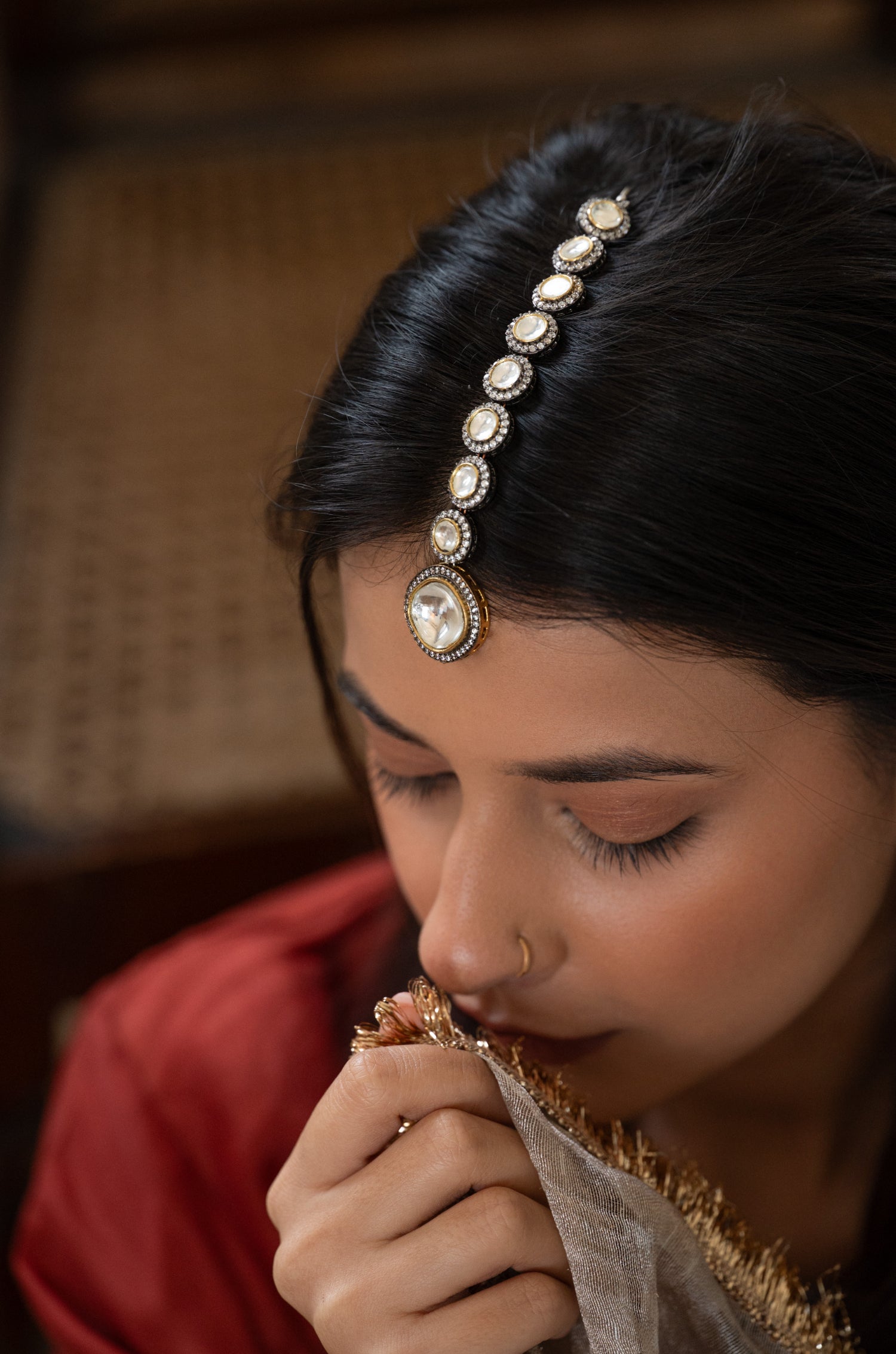 Tiana Polki Maang tikka