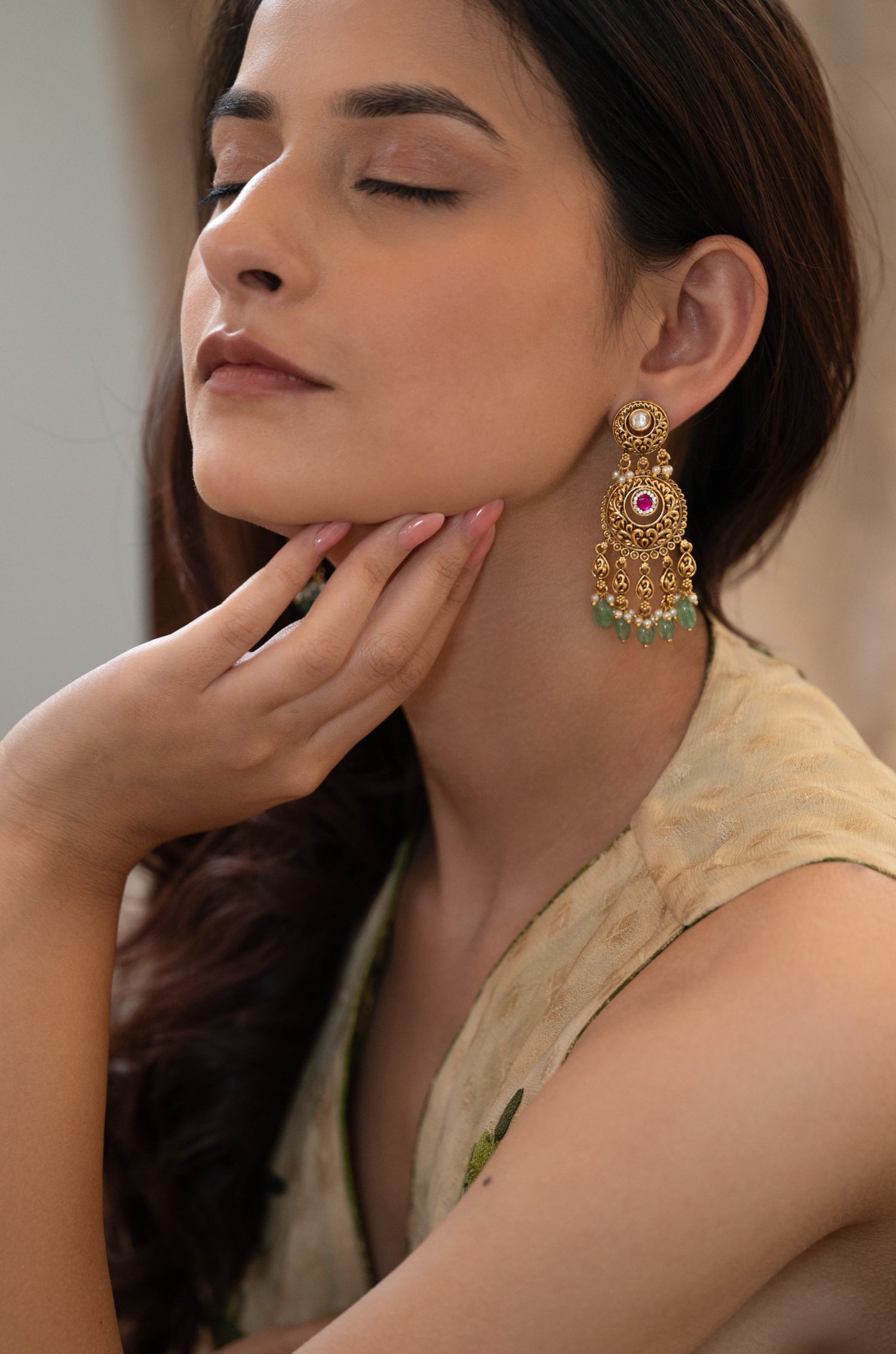 Anayat Temple Earrings