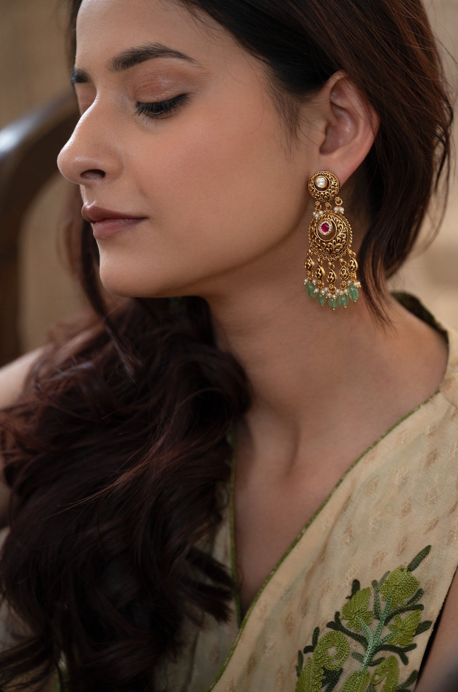 Anayat Temple Earrings