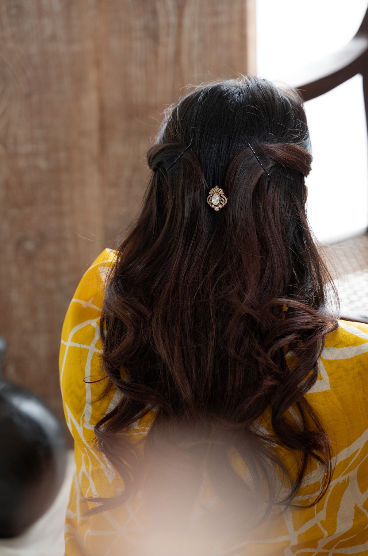 Isha Polki Braid Pin