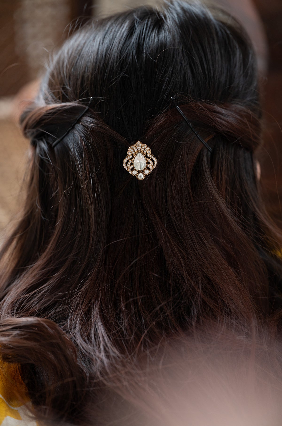 Isha Polki Braid Pin