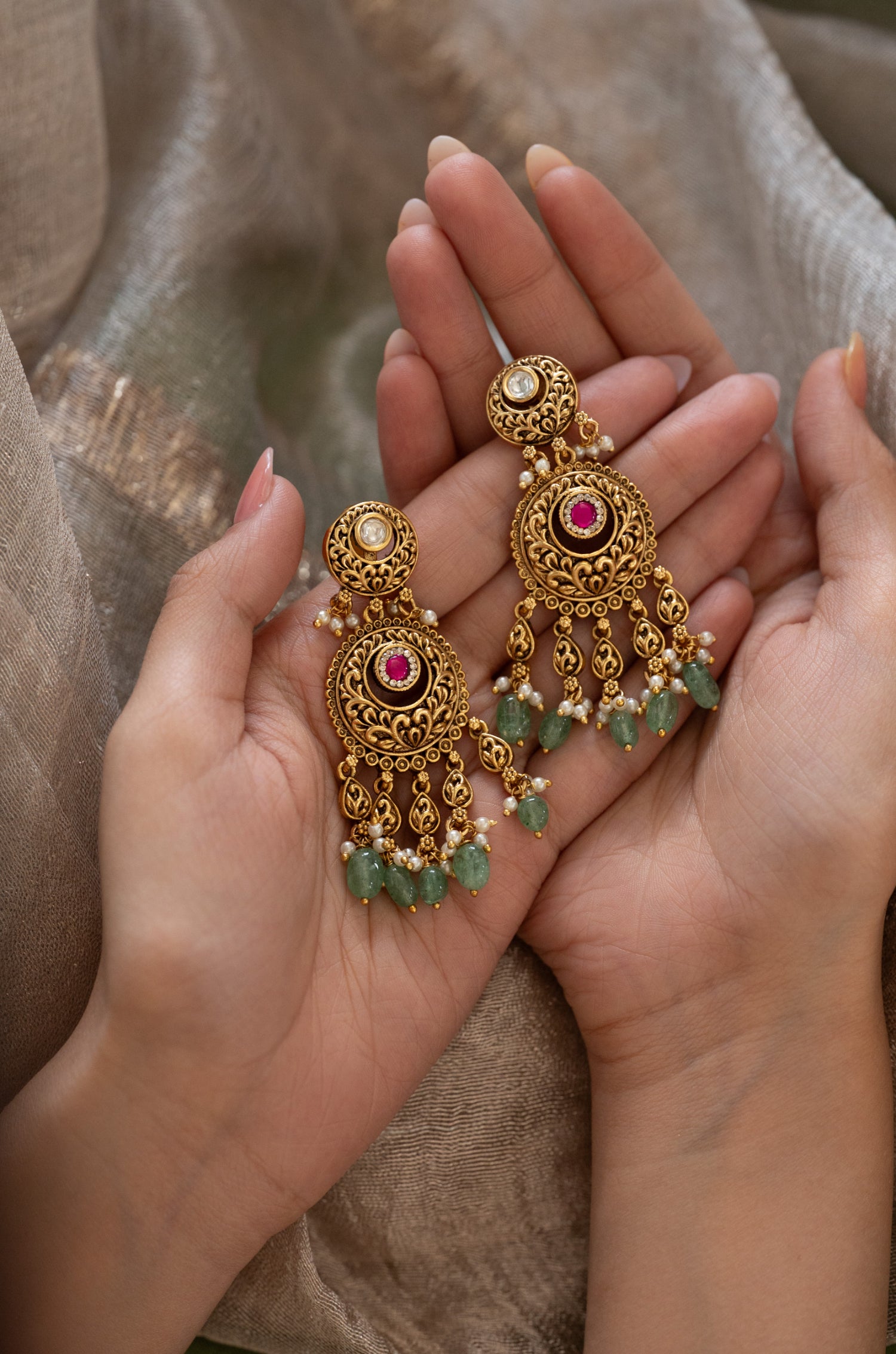 Anayat Temple Earrings