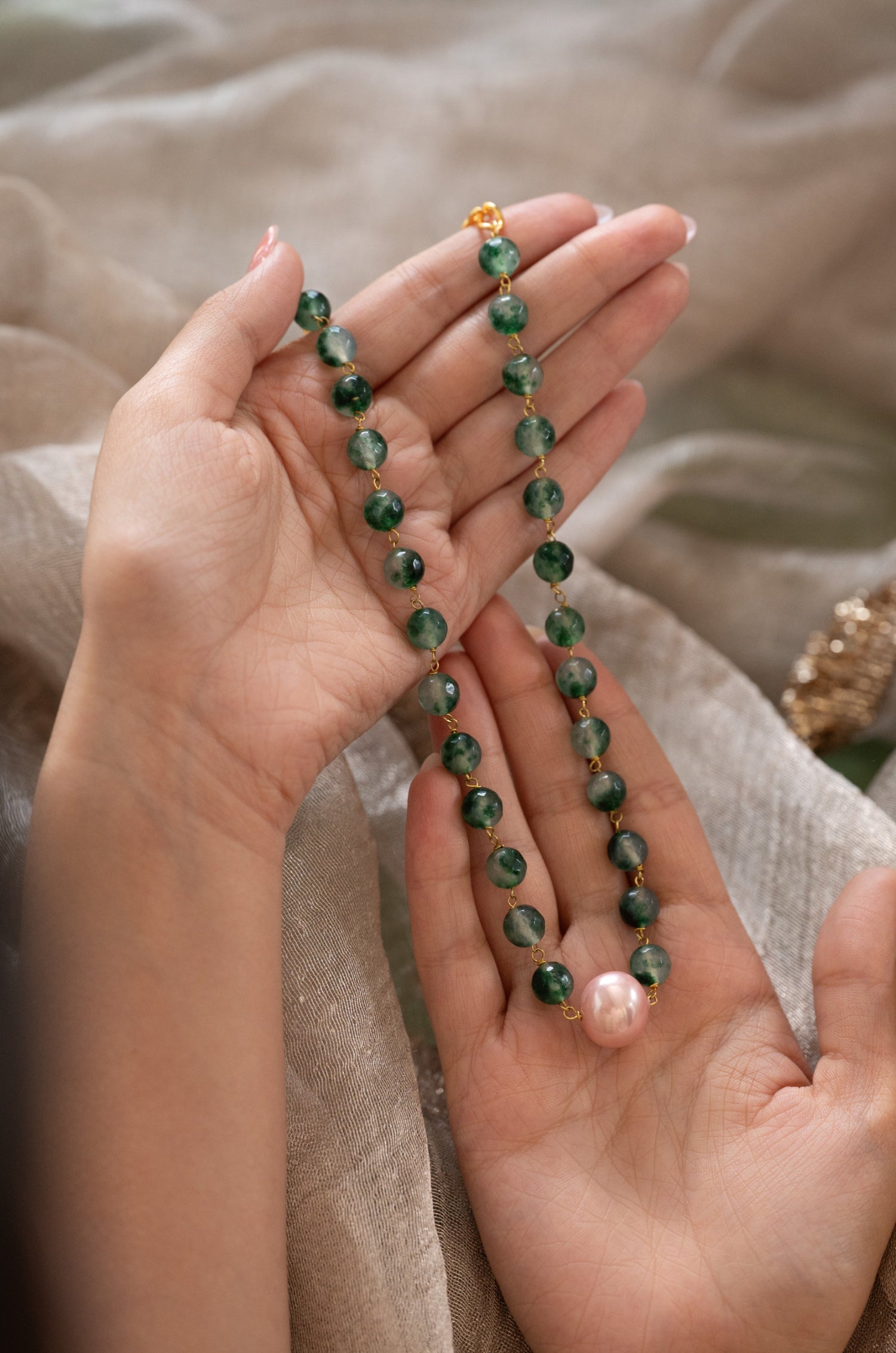 Zahreen Green Necklace