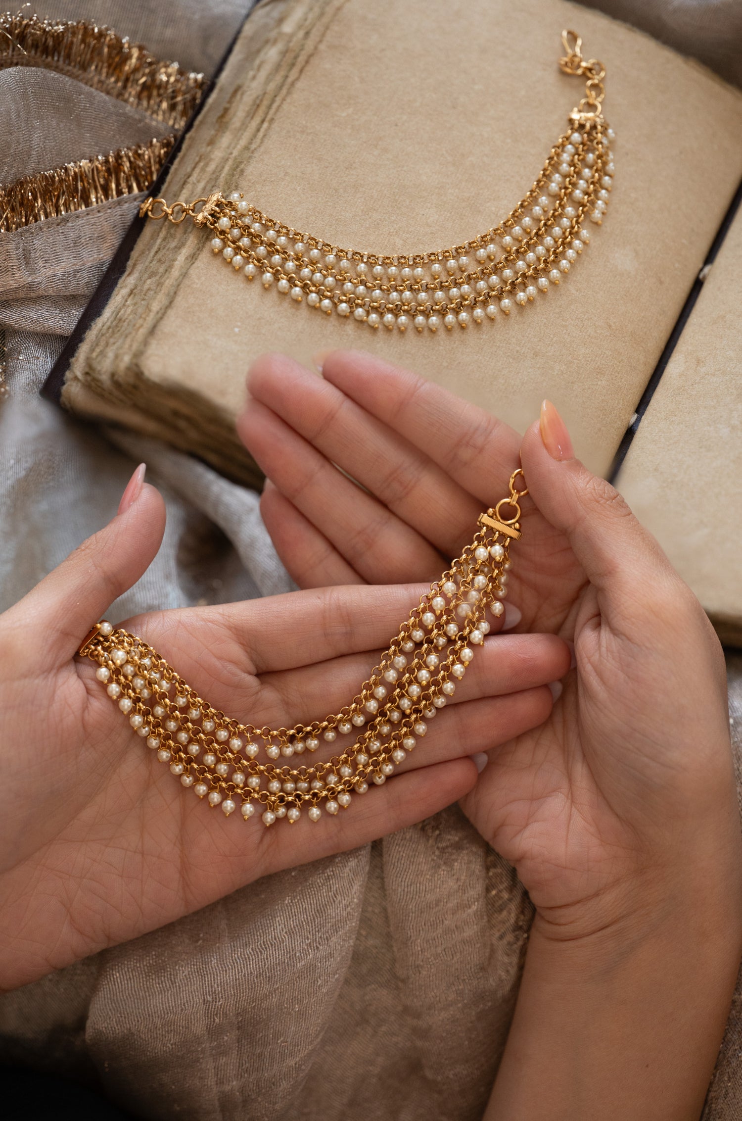 Ishaina Pearl Kaan Chain