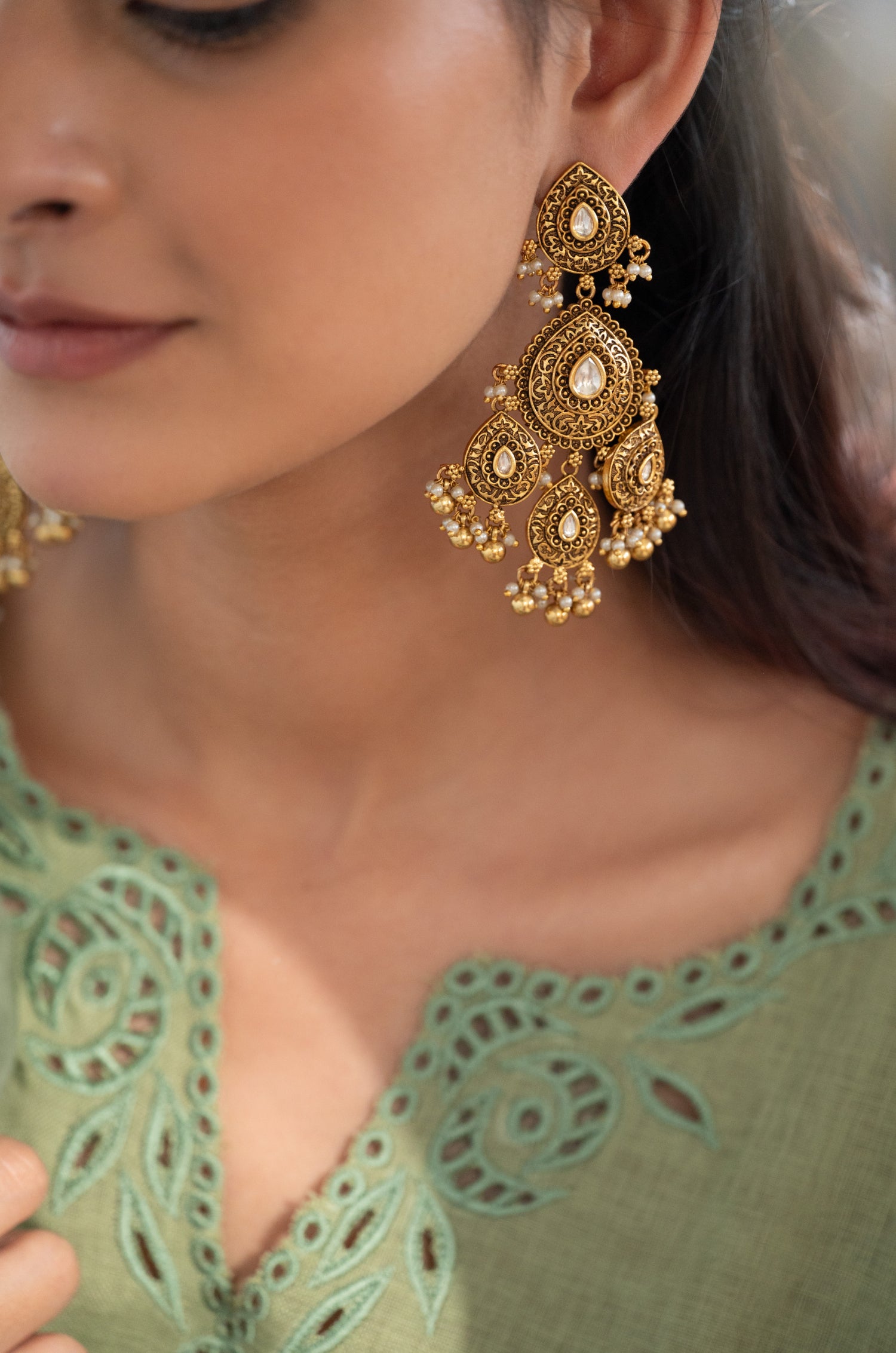Mira Temple Earrings
