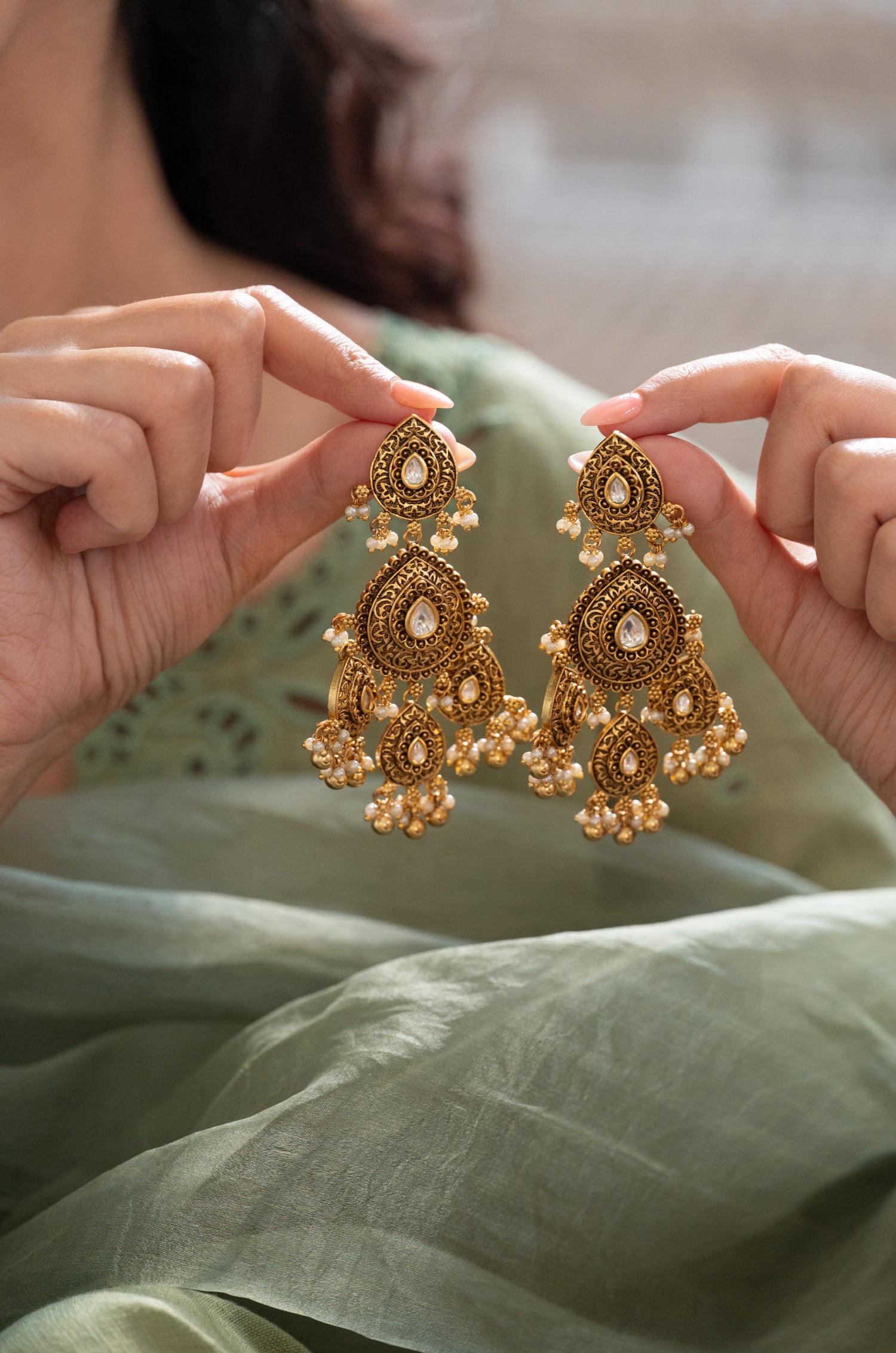Mira Temple Earrings