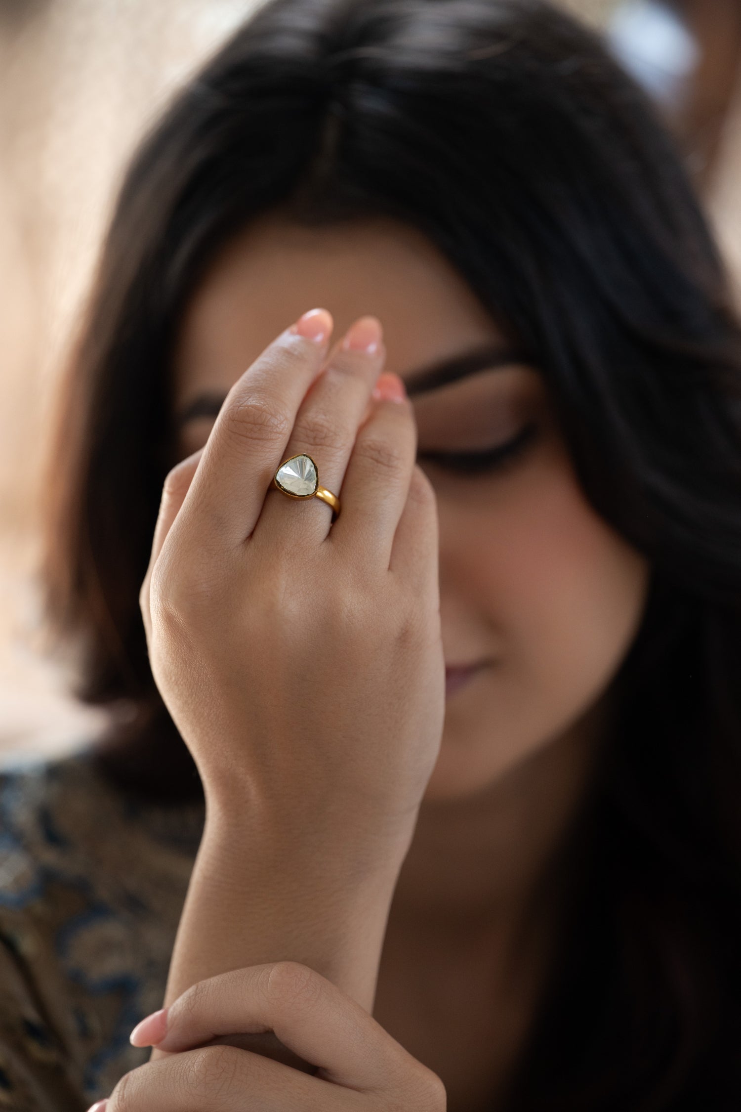 Avina Kundan Ring