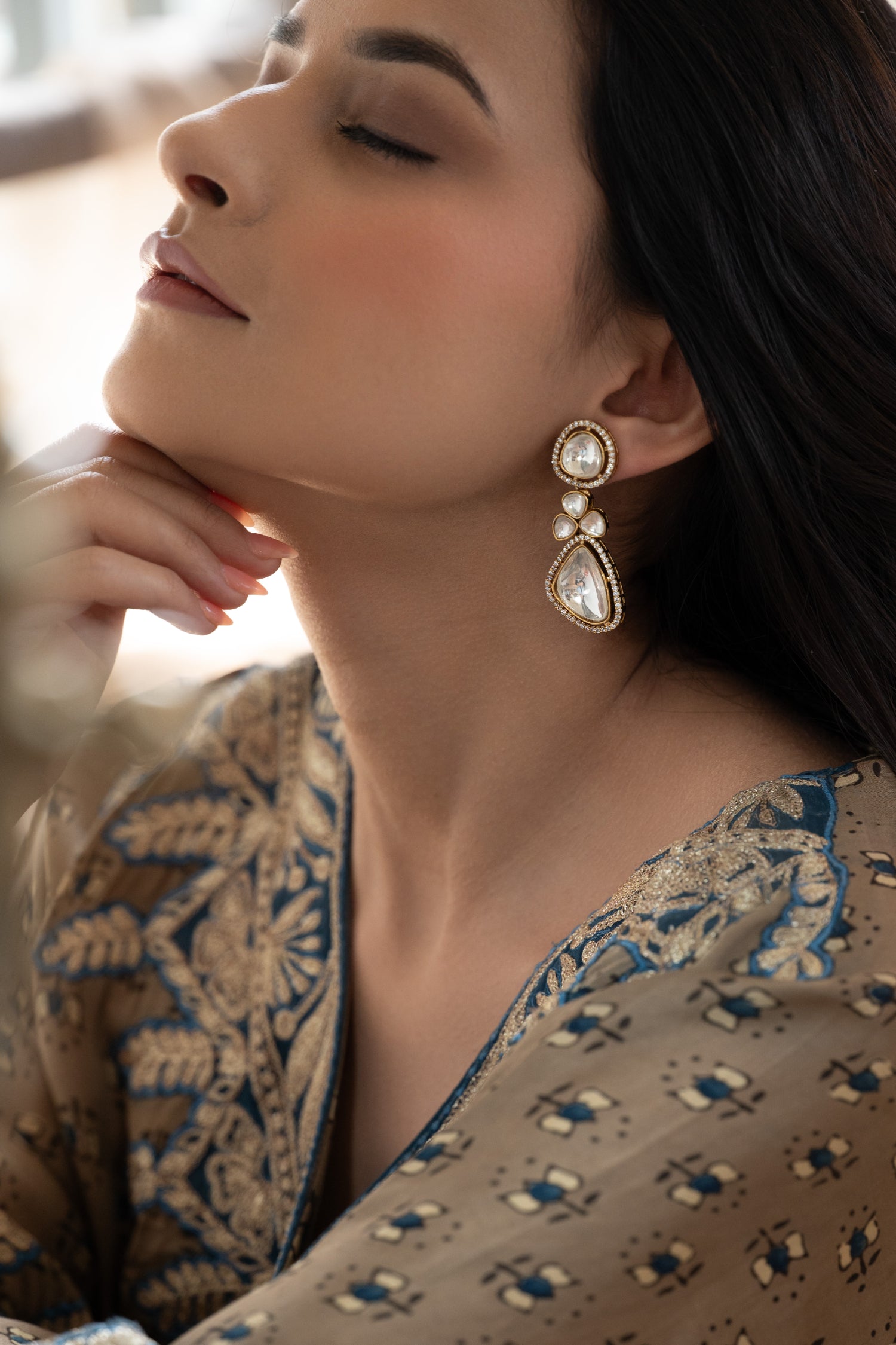 Qaira Polki Earrings