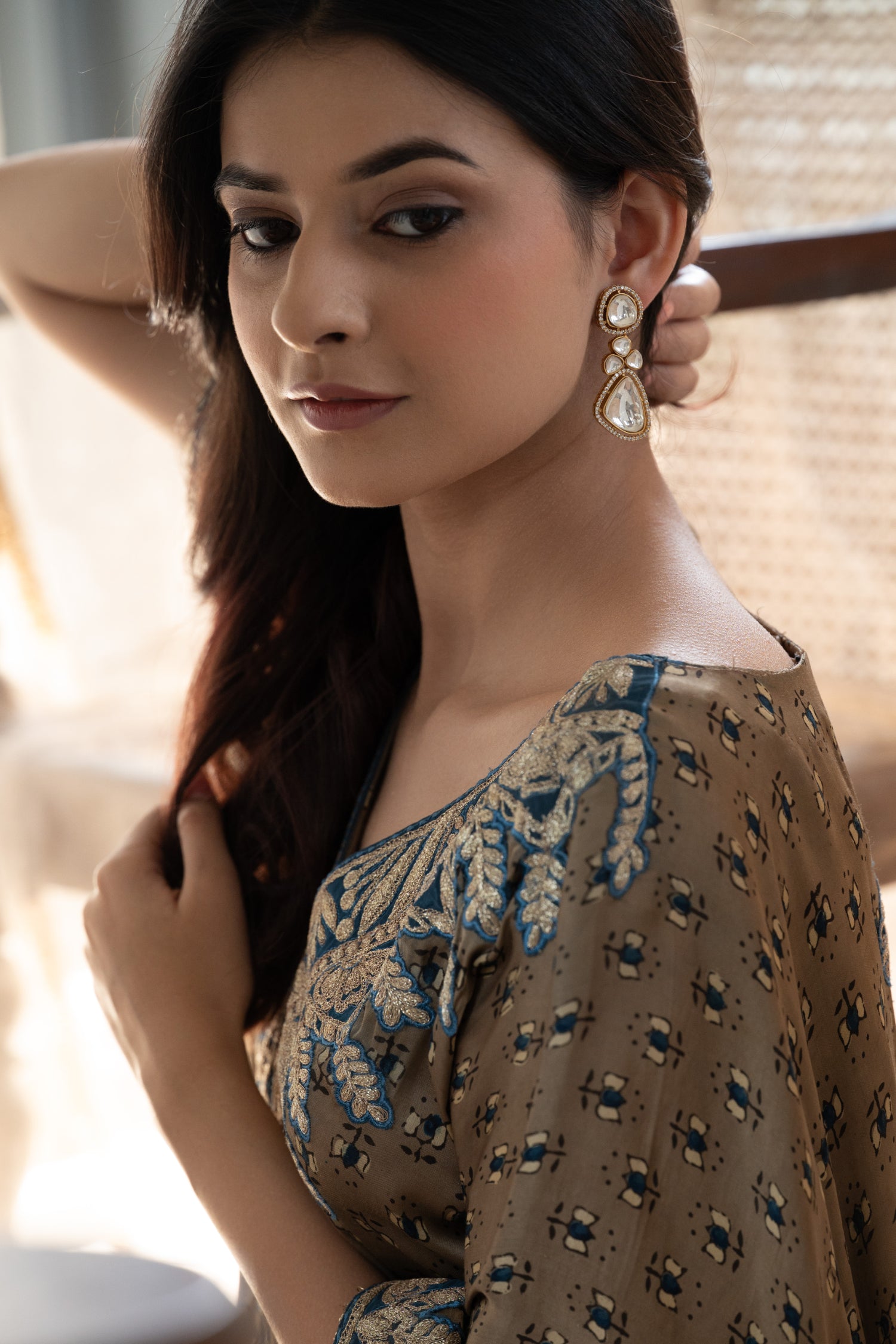 Qaira Polki Earrings