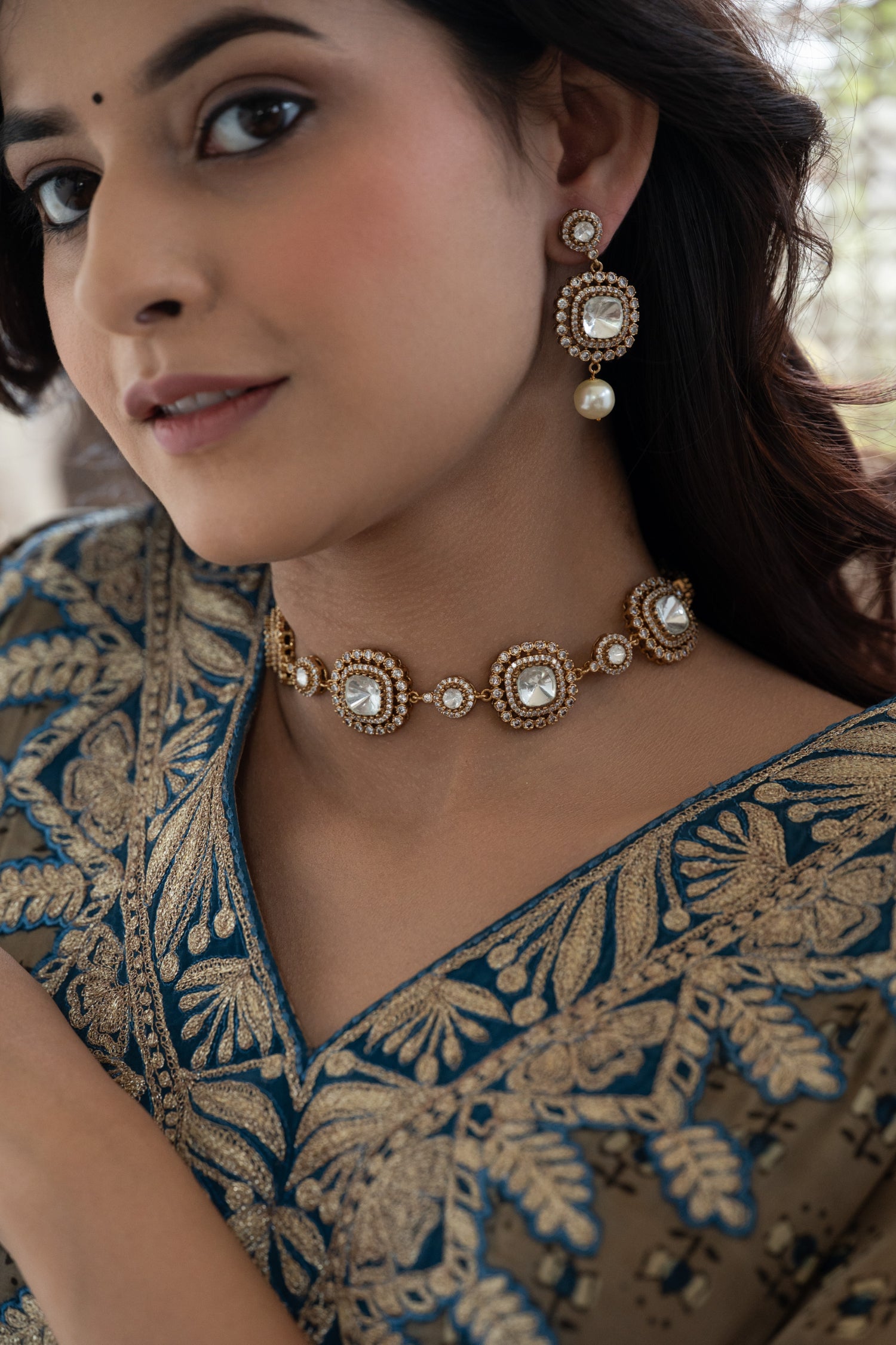 Vainavi Polki Necklace Set