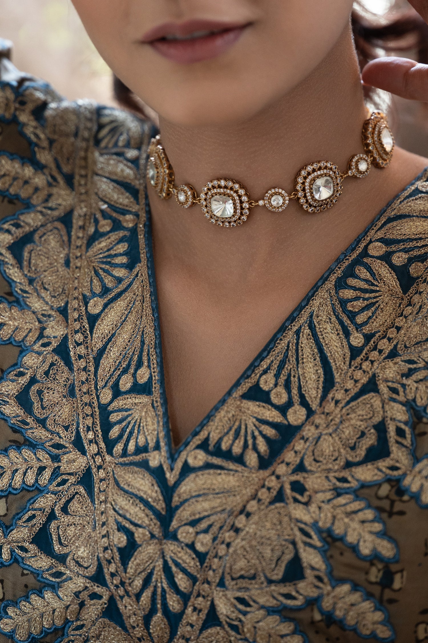 Vainavi Polki Necklace Set