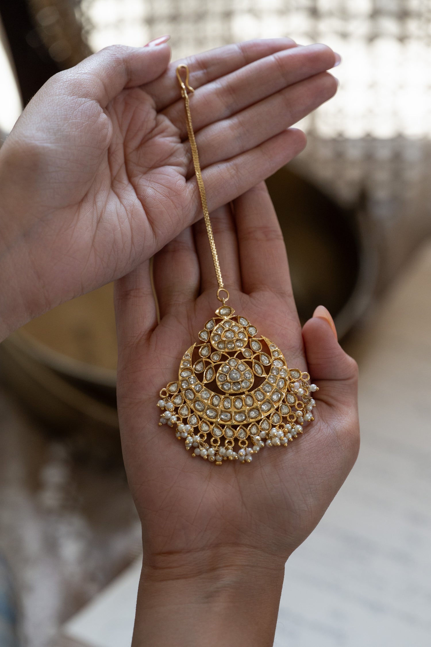 Grina Kundan Maangtikka
