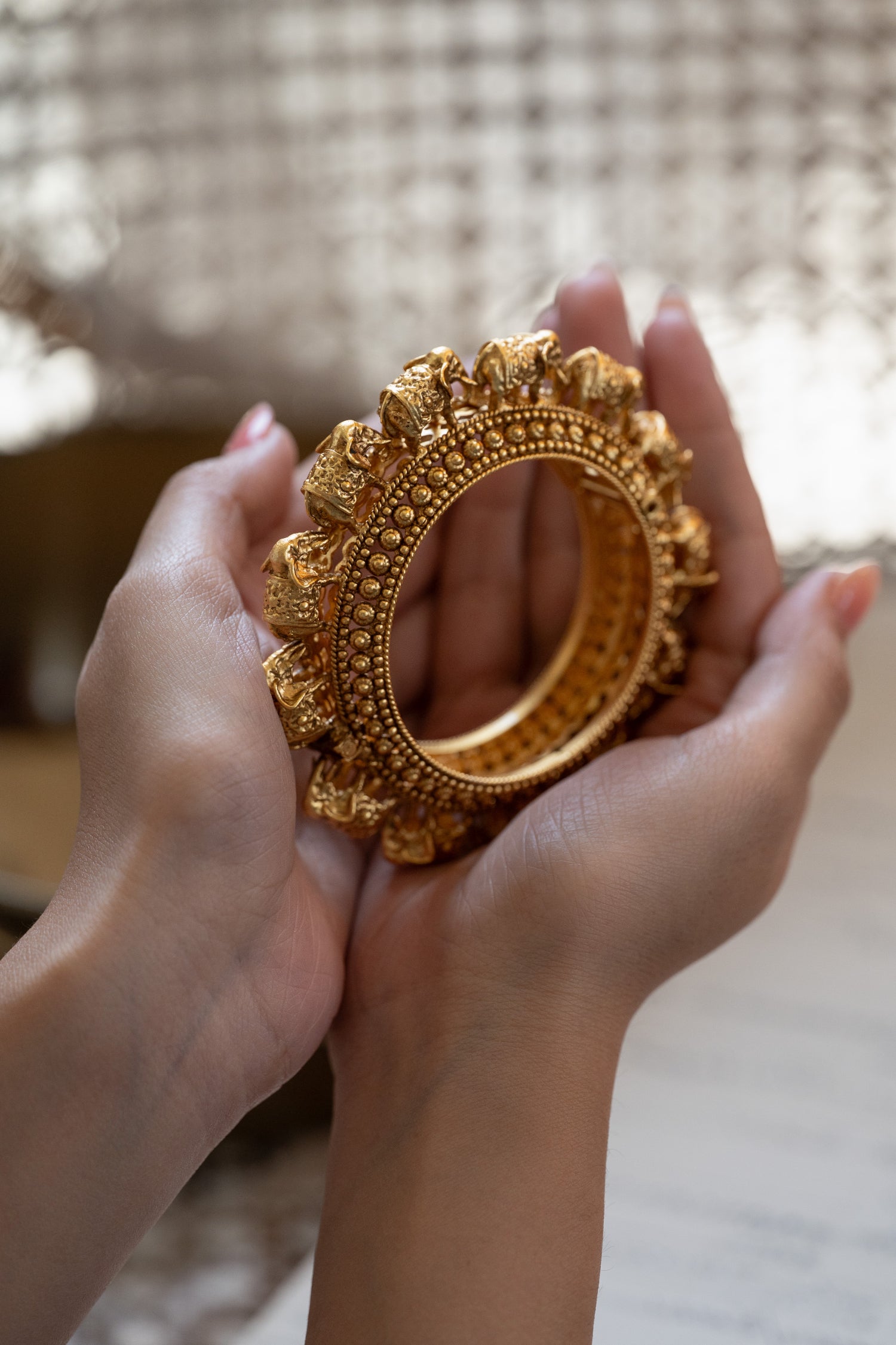 Sahana Temple Work Bangle