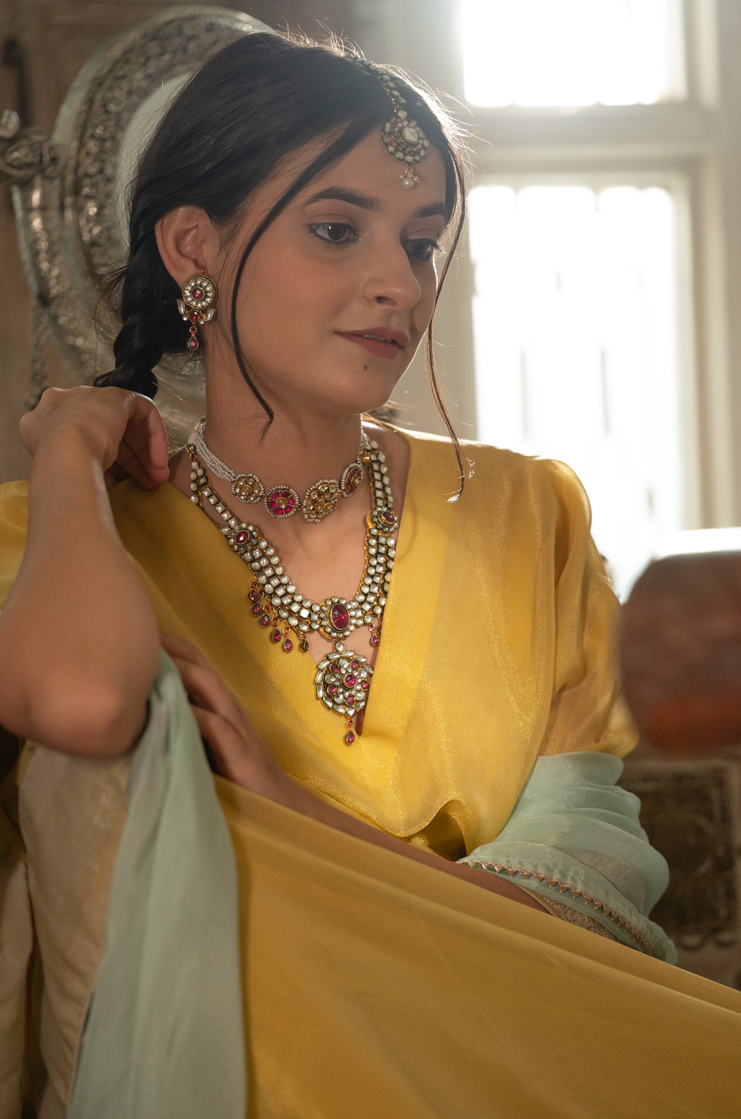 Purna Kundan Necklace Set
