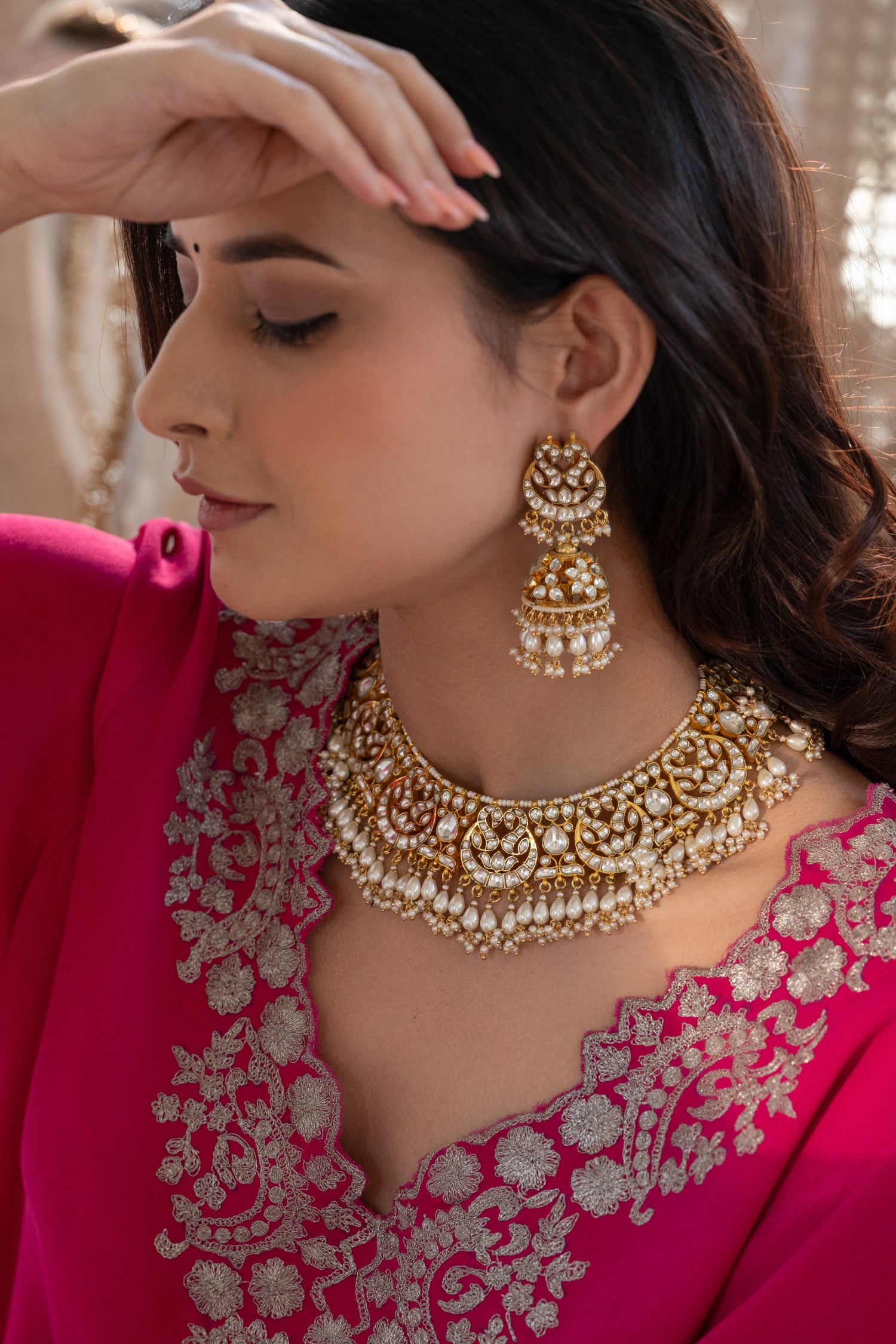 Anayat Kundan Necklace Set