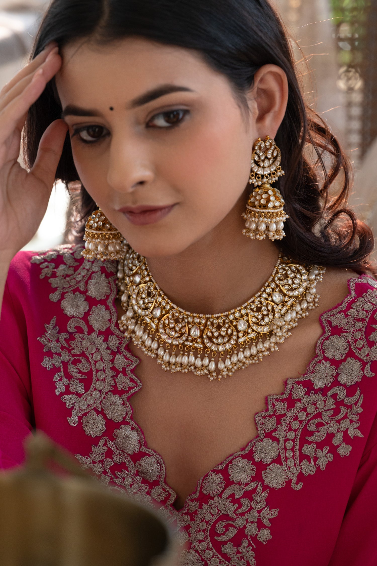 Anayat Kundan Necklace Set