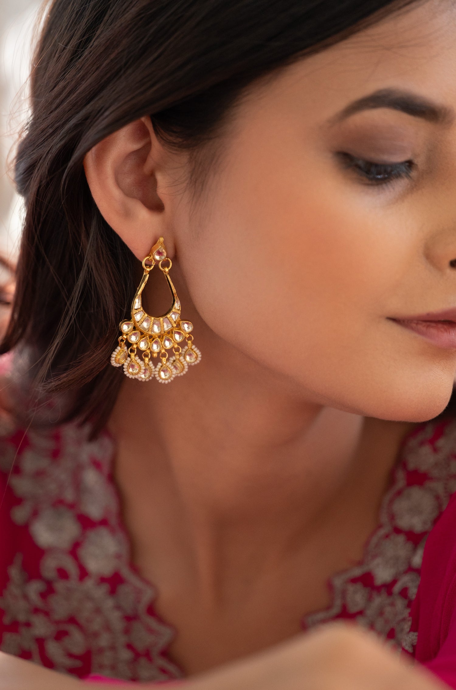 Charvi  Kundan Earrings