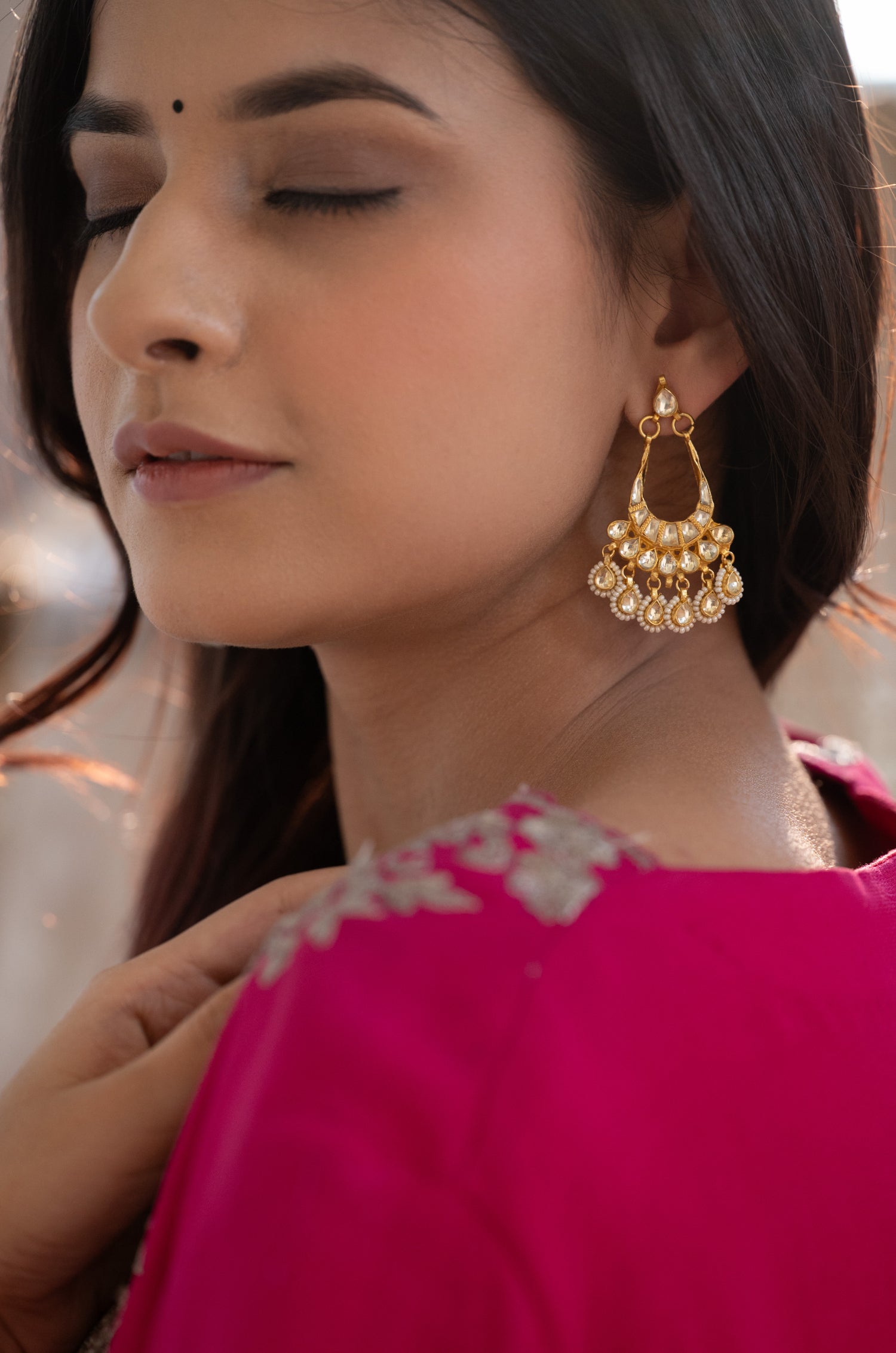 Charvi  Kundan Earrings