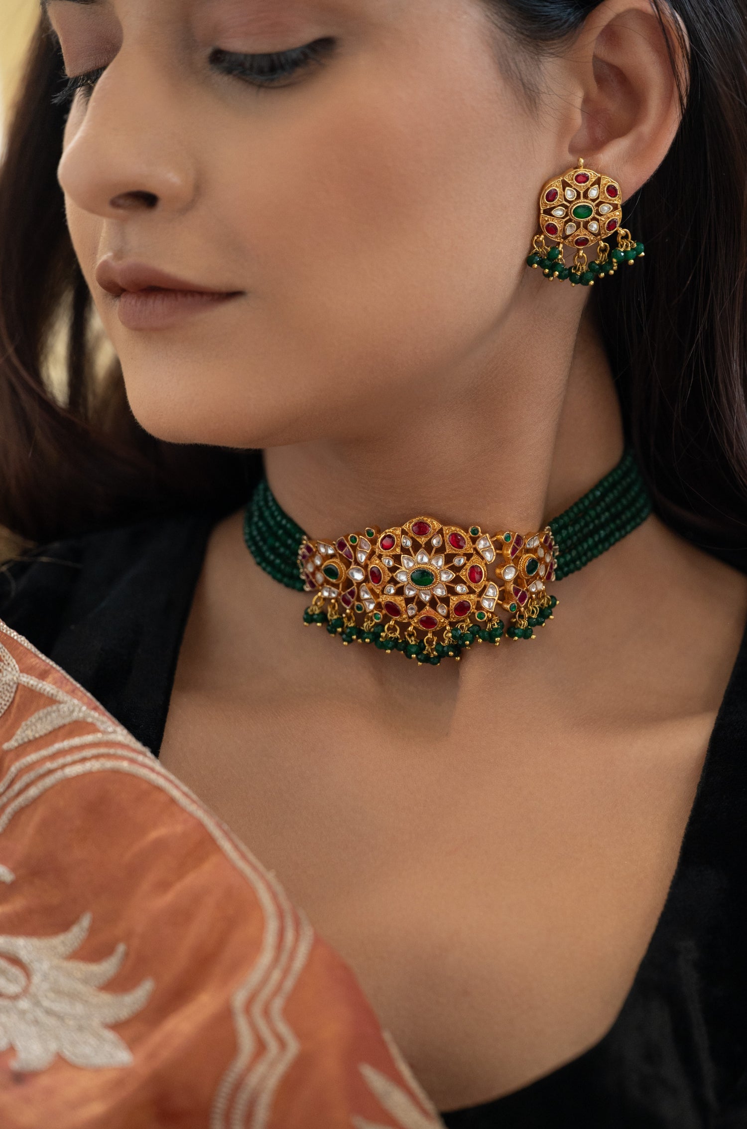 Aabha Kundan Choker Set