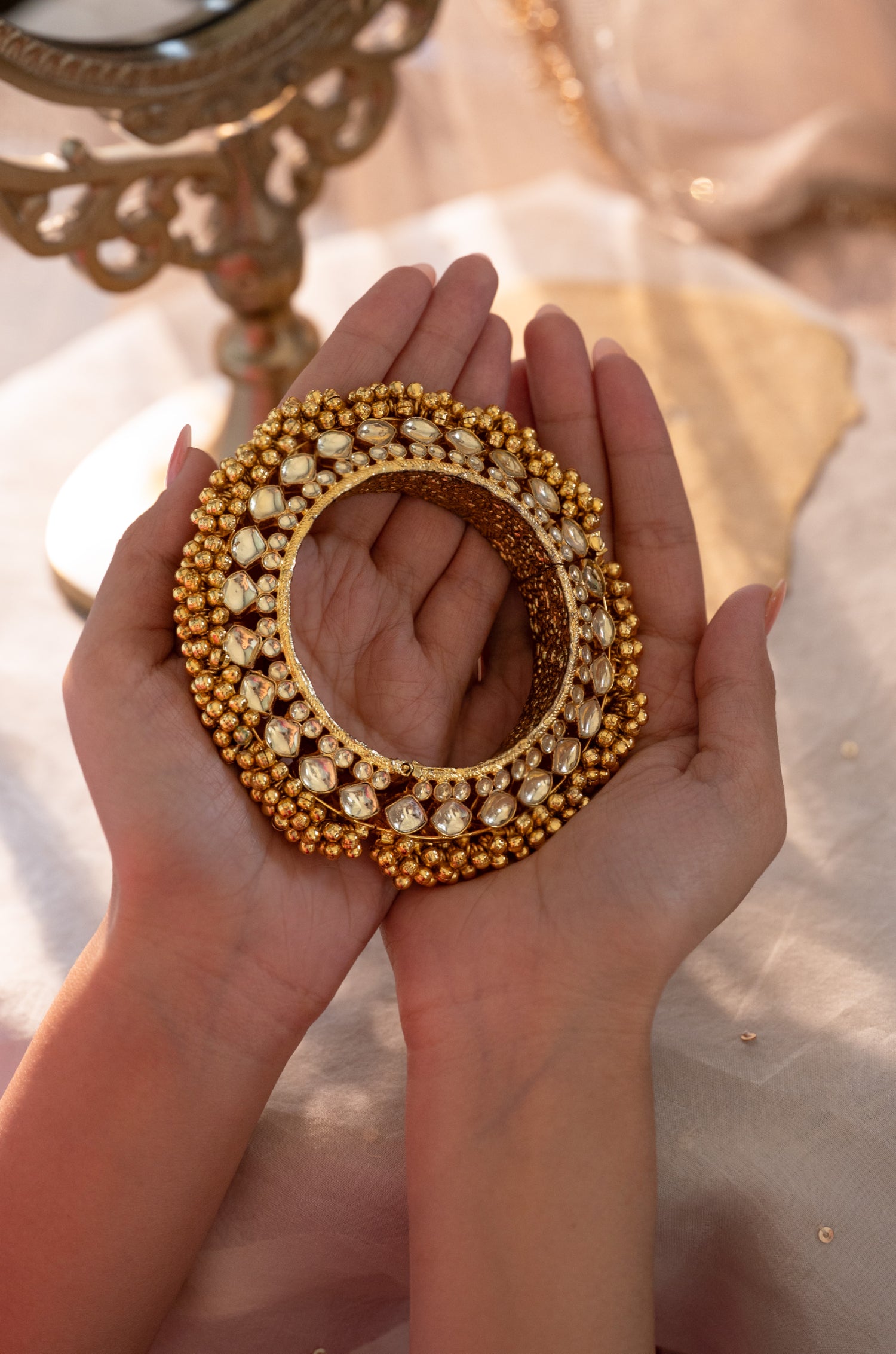 Kamini Kundan Pacheli Bangle