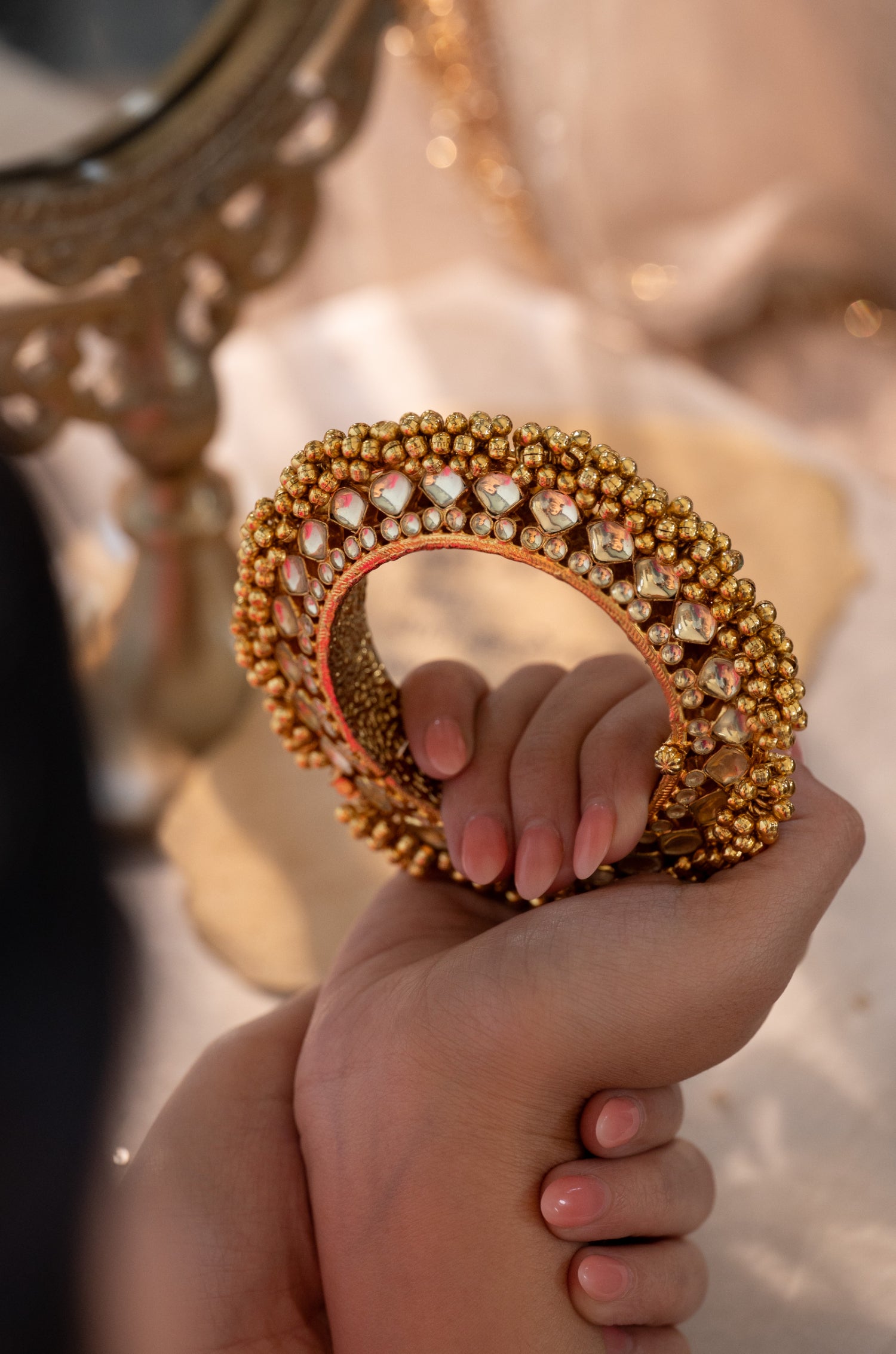Kamini Kundan Pacheli Bangle