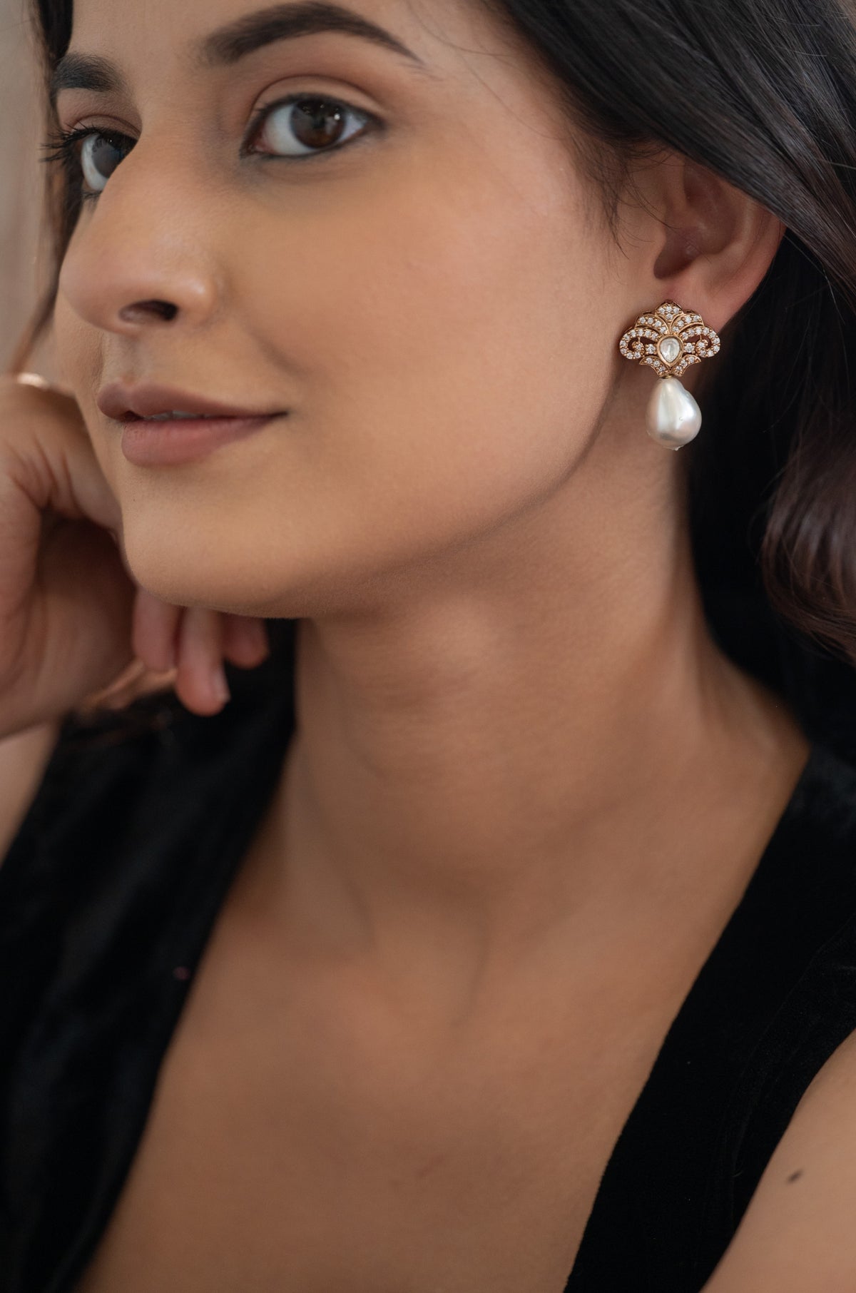 Aadhya Pearl Drop Earrings