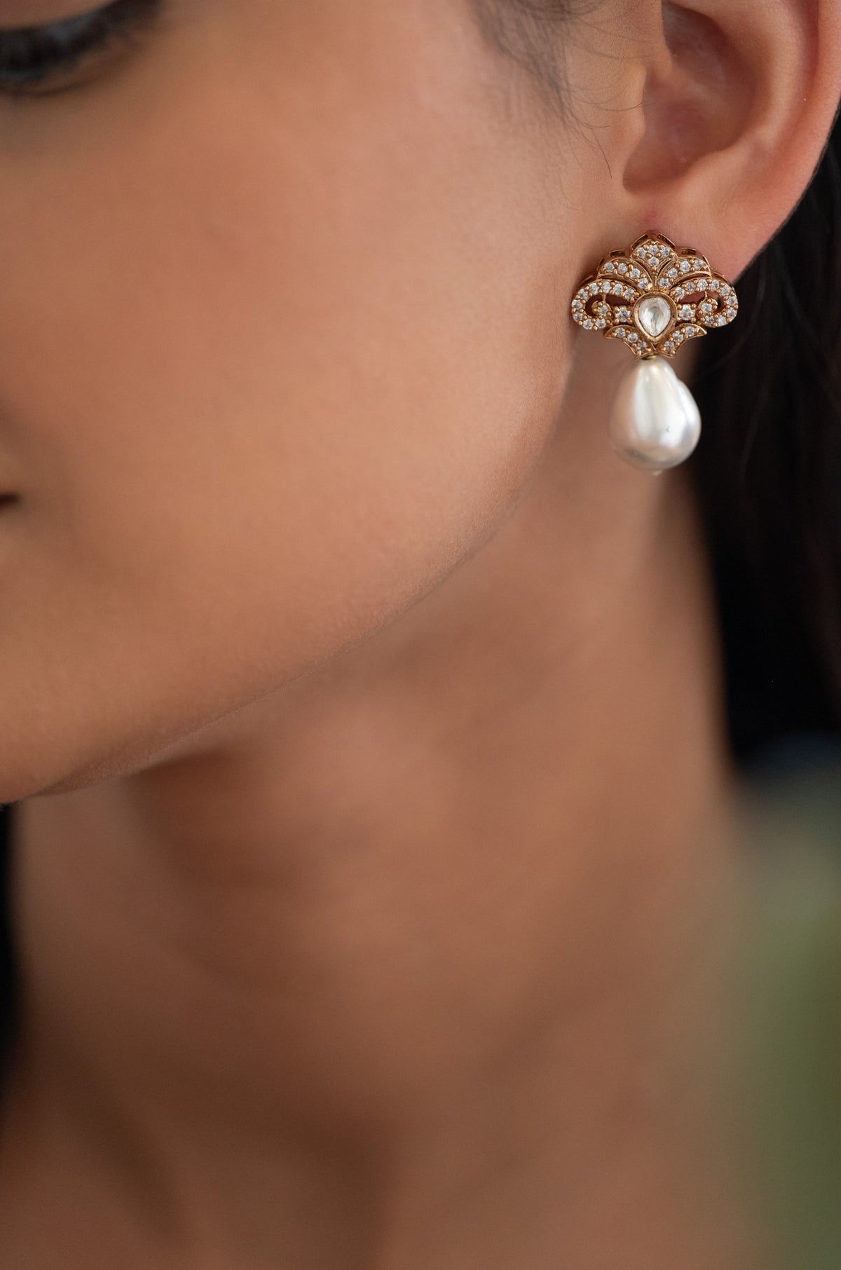 Aadhya Pearl Drop Earrings