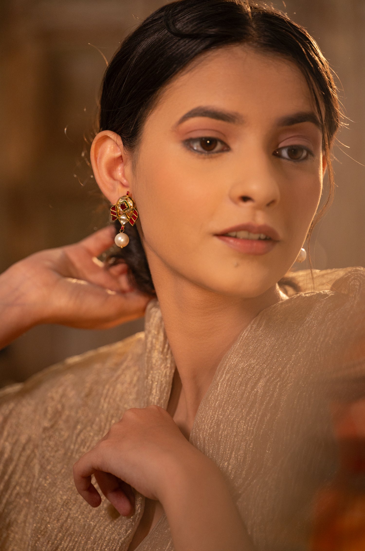 Sajani Kundan Earrings