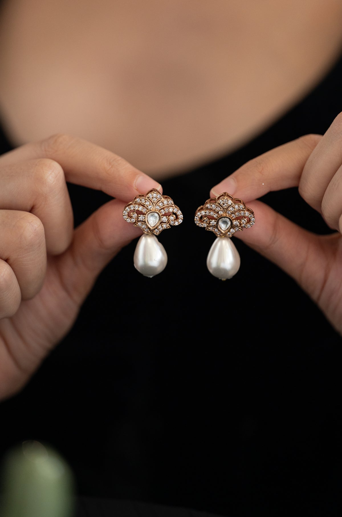 Aadhya Pearl Drop Earrings