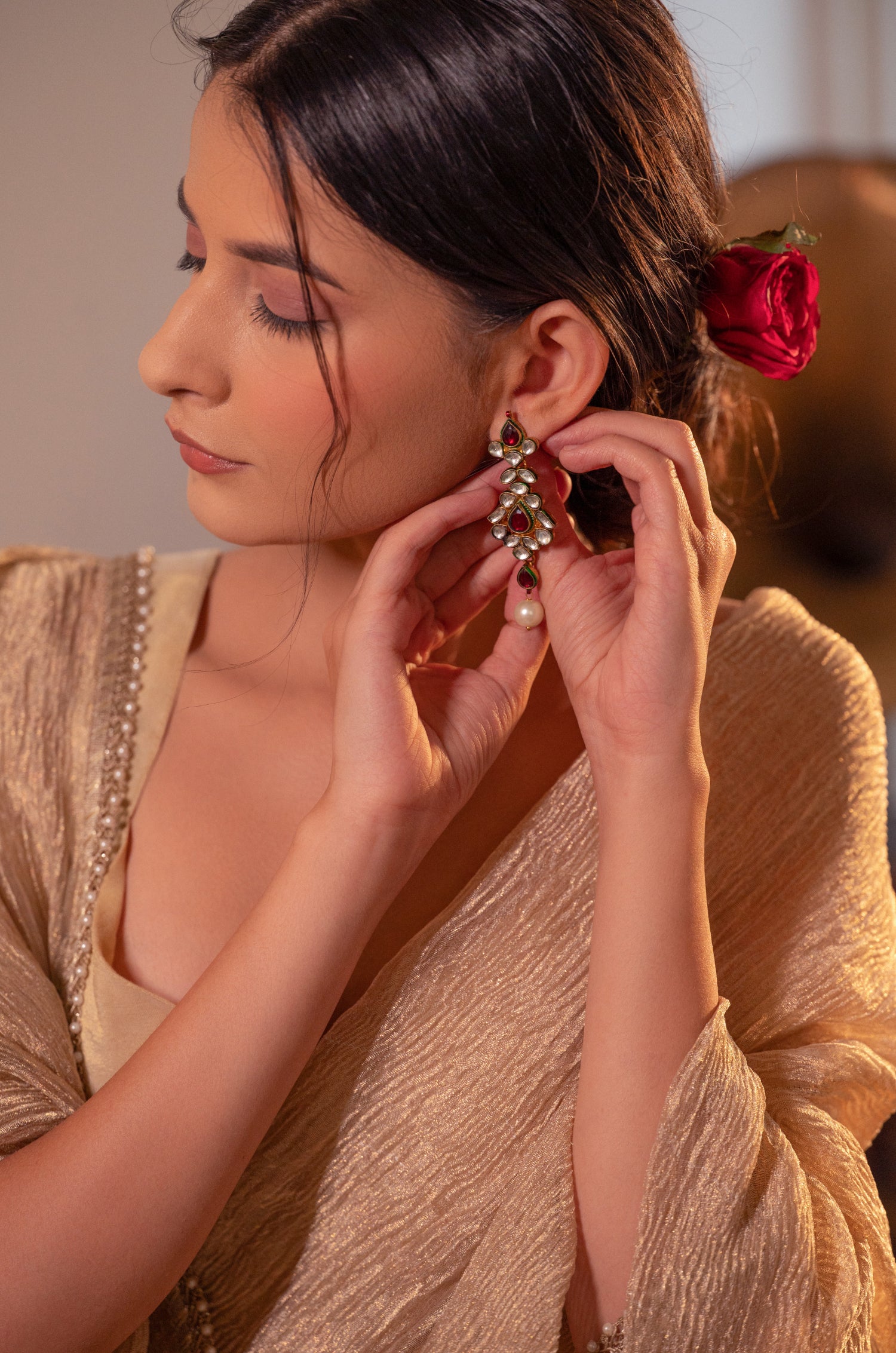 Adhya Kundan Earrings